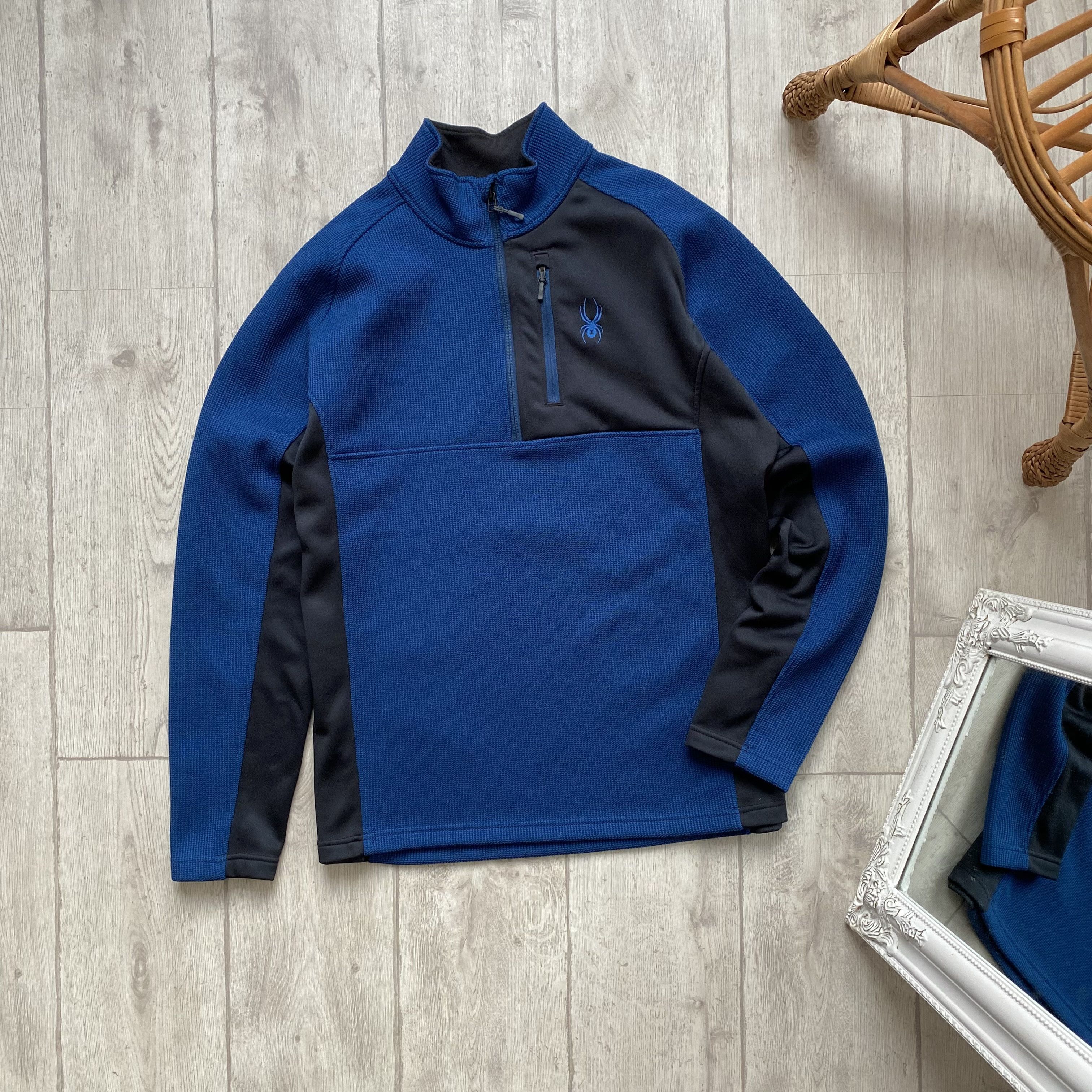 Spyder 🏔️ Spyder Knit Fleece Sweatshirt Half Zip Pullover Gorpcore Size US XXL / EU 58 / 5 - 1 Thumbnail