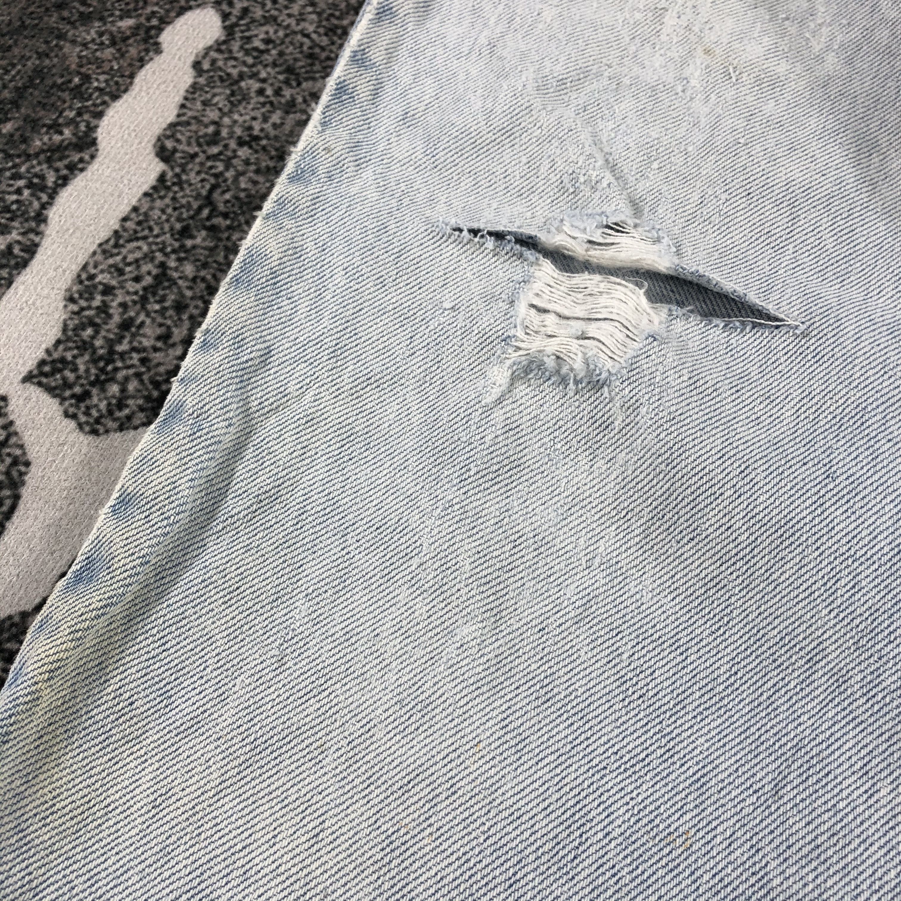 Levi's Vintage 90s Levi's Jeans Orange Tab Distress Denim KJ1002 Size US 30 / EU 46 - 9 Thumbnail