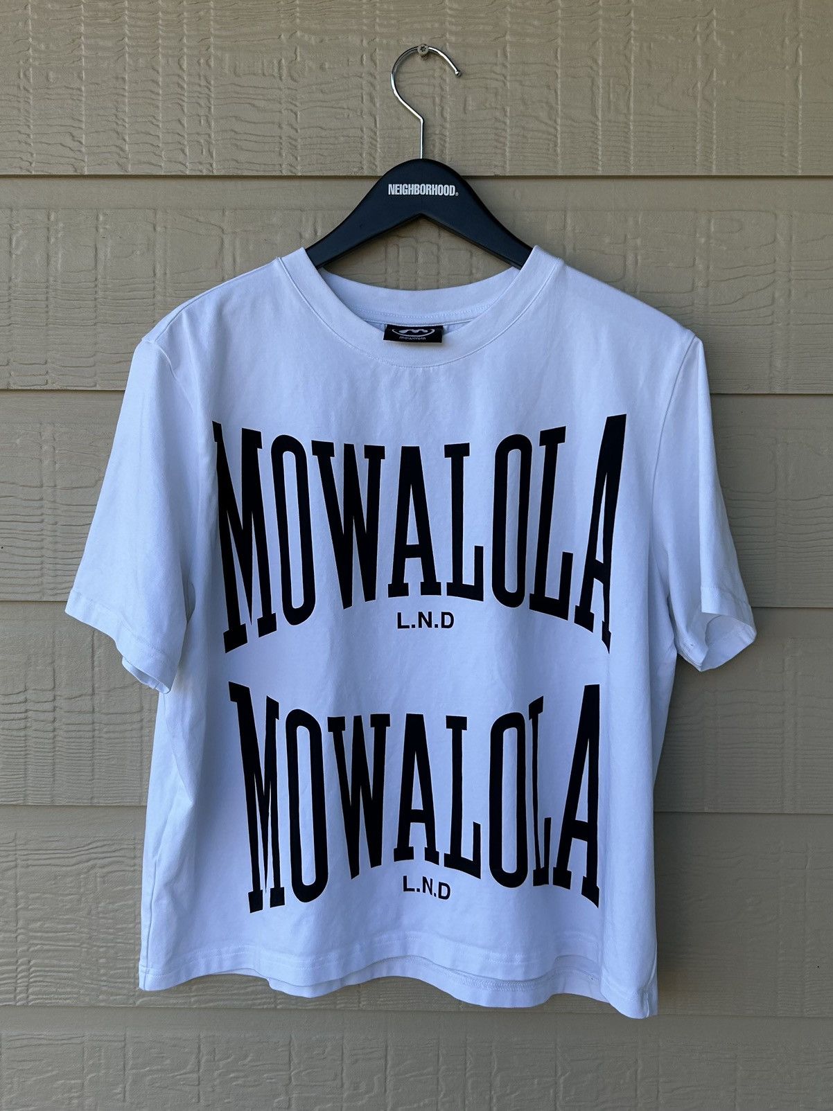 Mowalola: White Double Sweat T-shirt | SSENSE