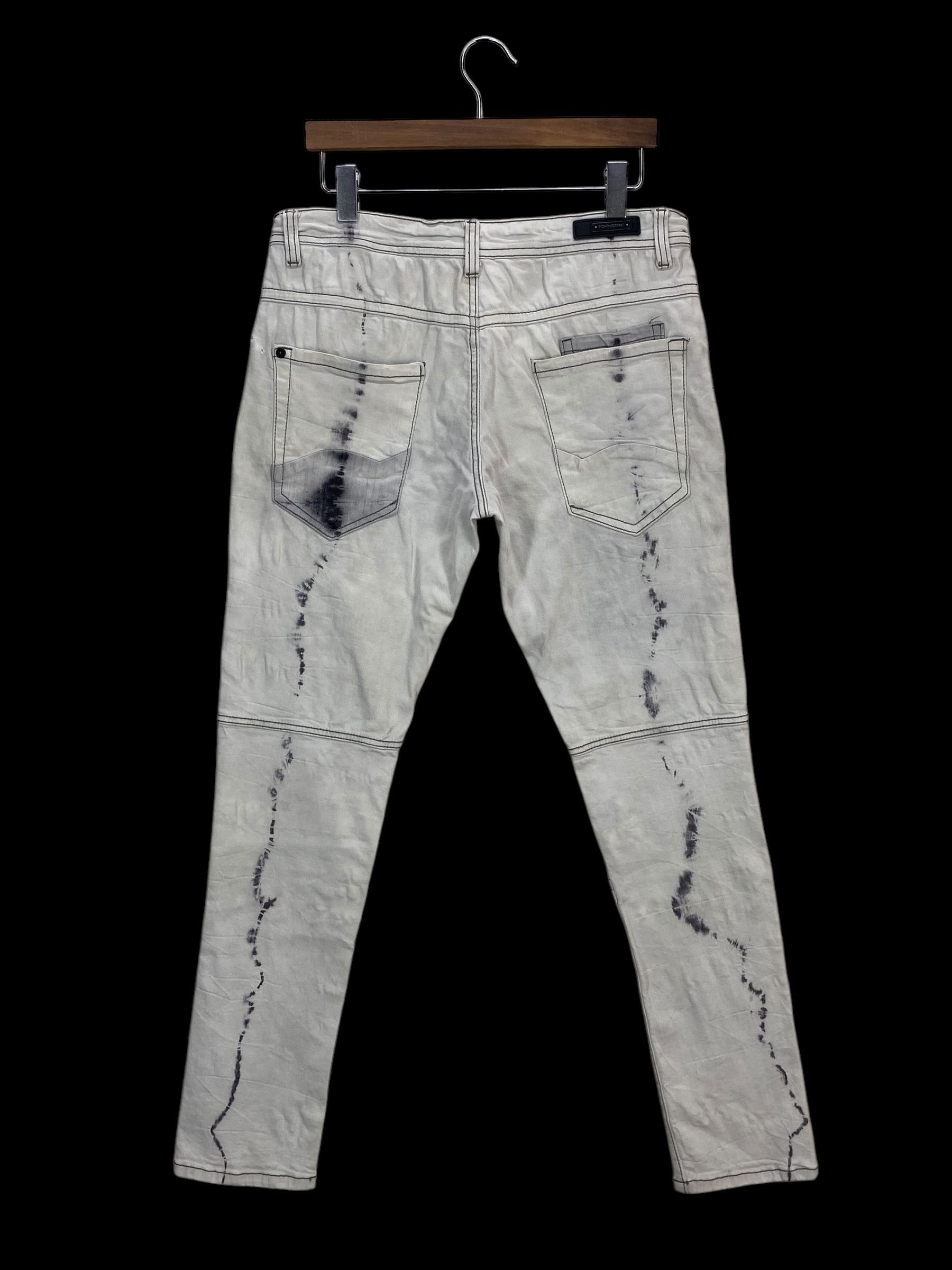 Japanese Brand District Acid Wash Jeans Size US 34 / EU 50 - 1 Thumbnail