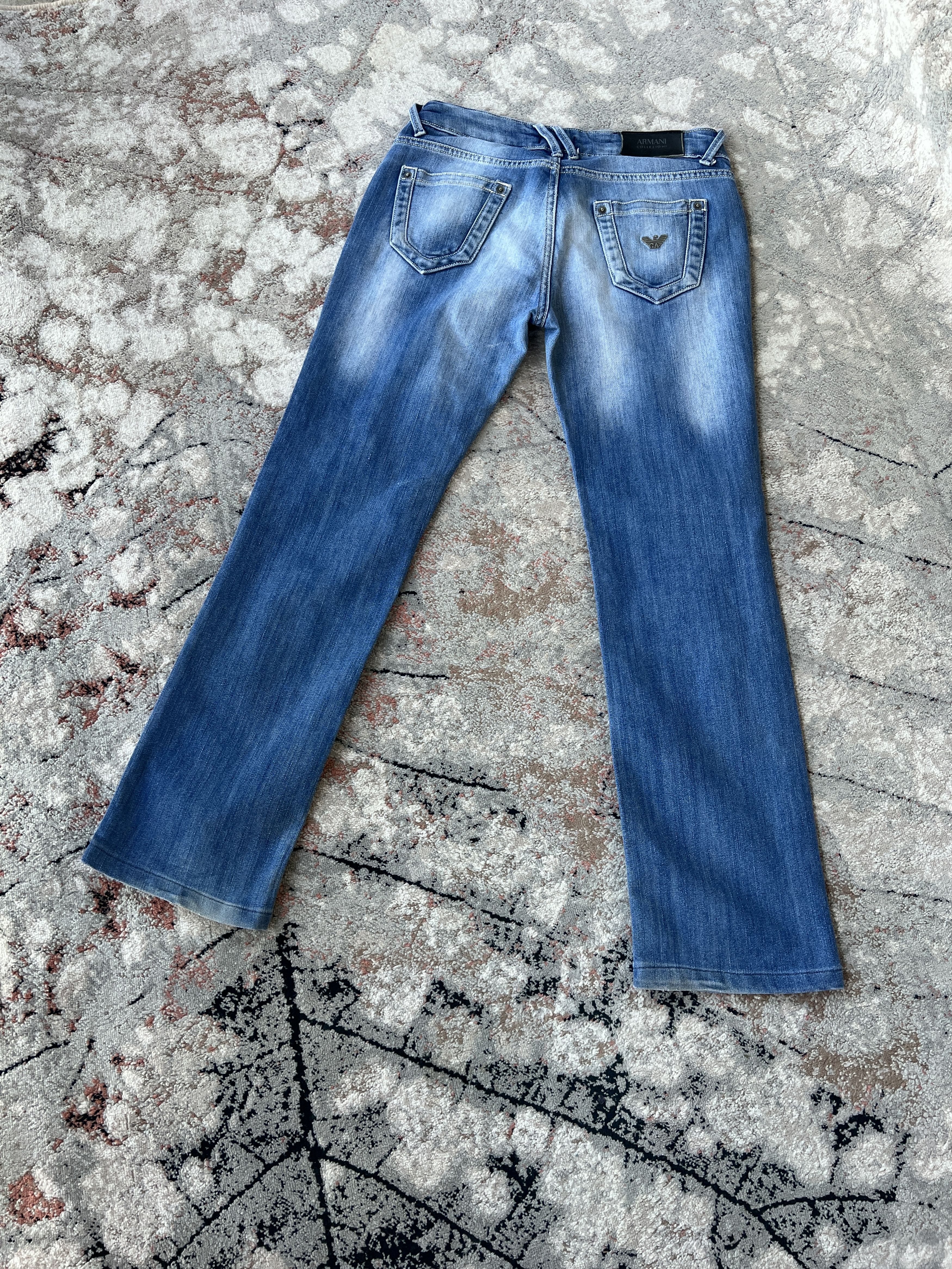 Armani Collezioni Armani Collezioni Jeans Metal Logo Size 31" - 2 Thumbnail