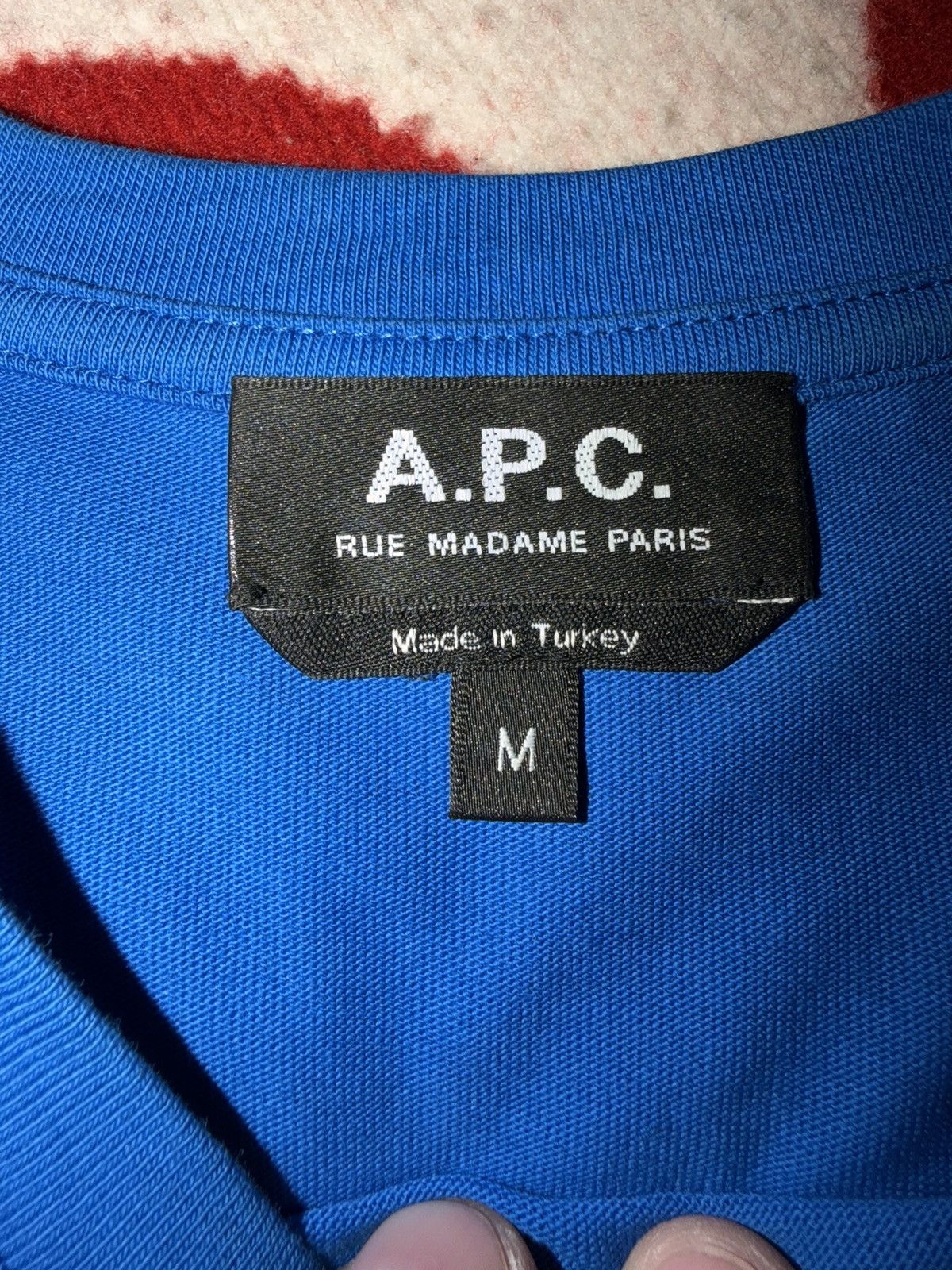 A.P.C. A. P. C Mens T Shirt / Size Medium Royal Blue Size US M / EU 48-50 / 2 - 2 Thumbnail