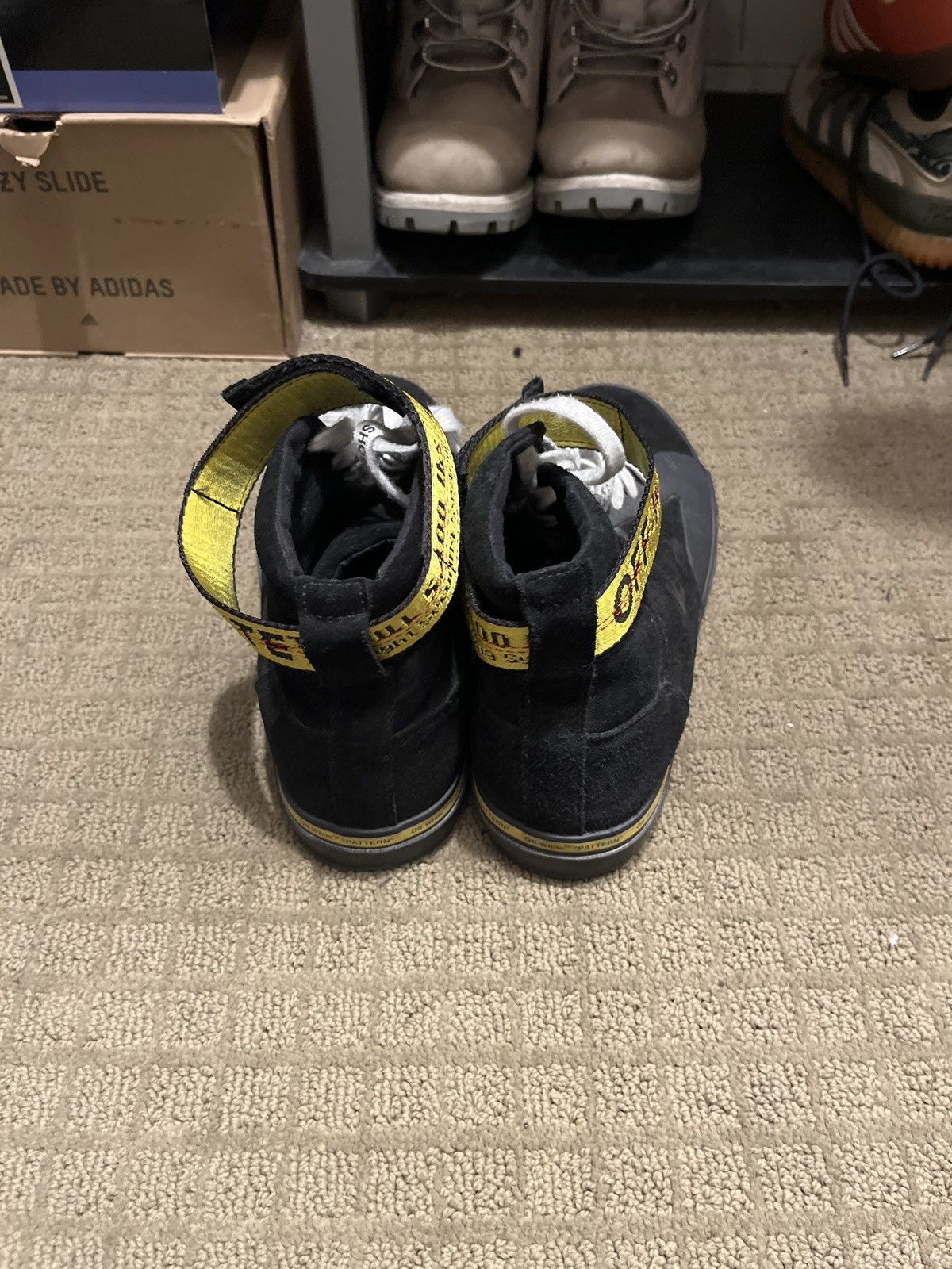 Off-White Offwhite high top black sneakers Size US 10 / EU 43 - 4 Thumbnail