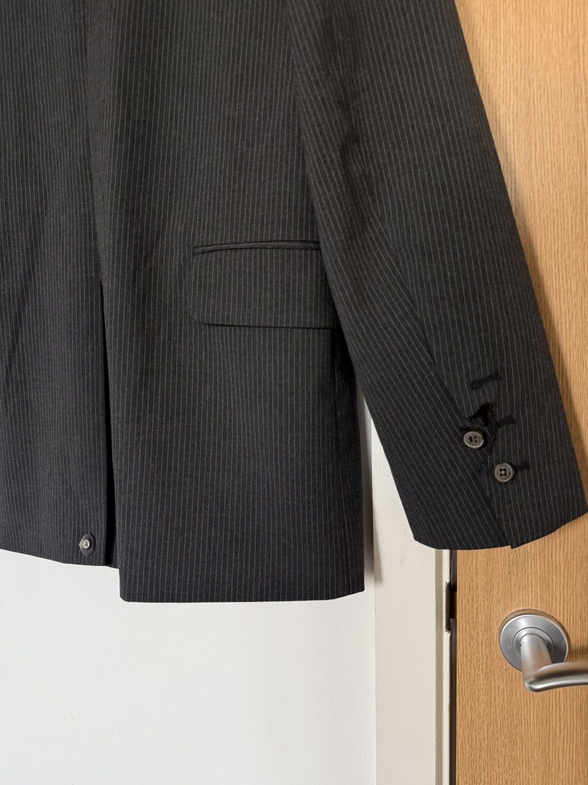 Ader Error Ader Error grey pinstriped blazer design casual relaxed Size US S / EU 44-46 / 1 - 10 Thumbnail