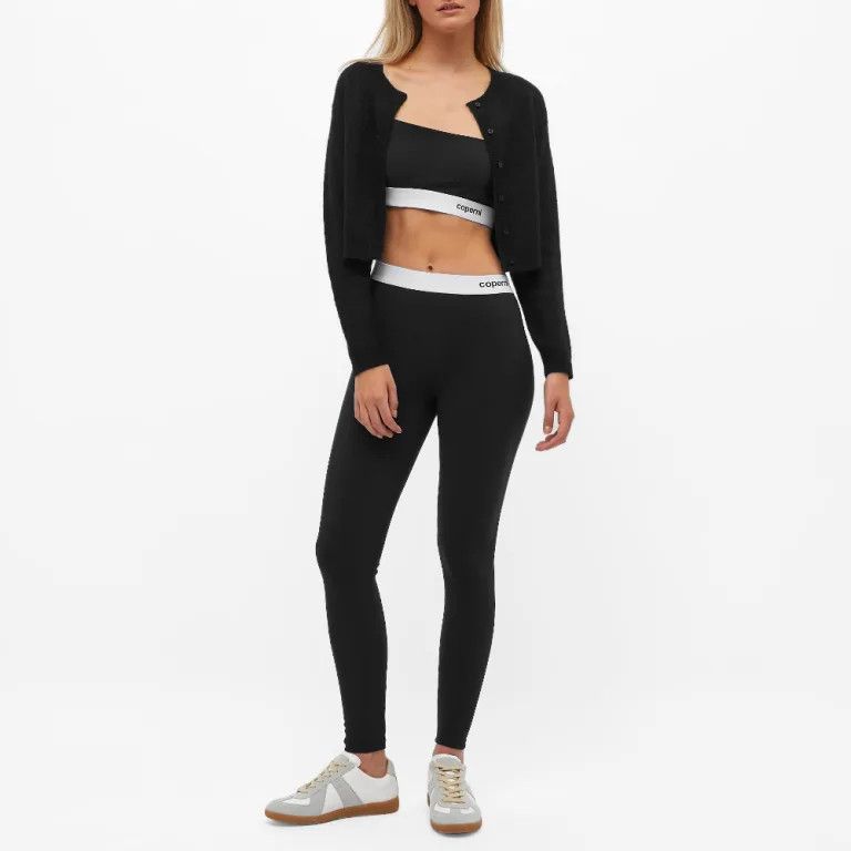 Coperni o1mle0524 Branded Leggings in Black Size 30" / US 8 / IT 44 - 6 Thumbnail