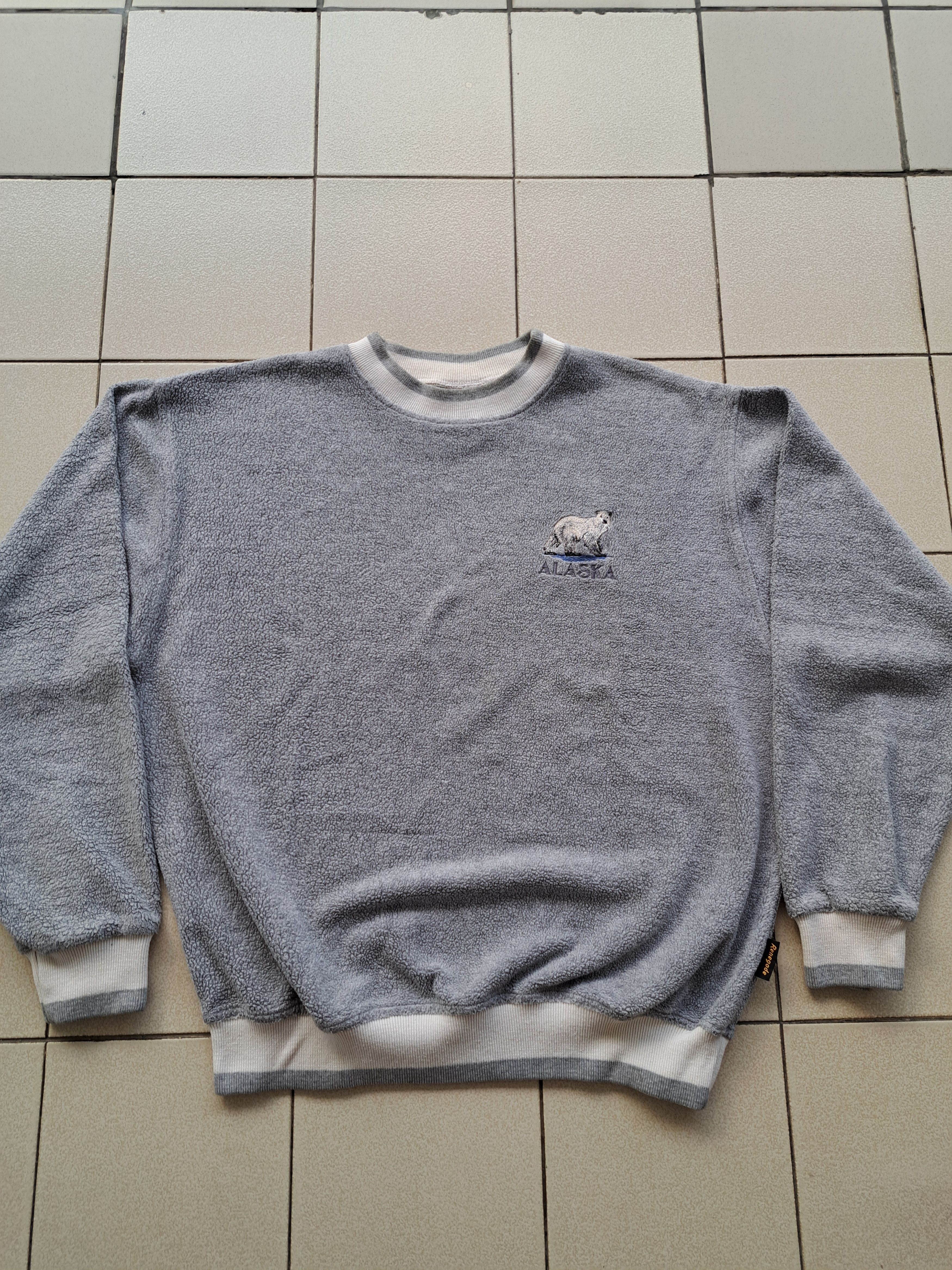 Vintage 90s Polar Bear Fleece Sweatshirt