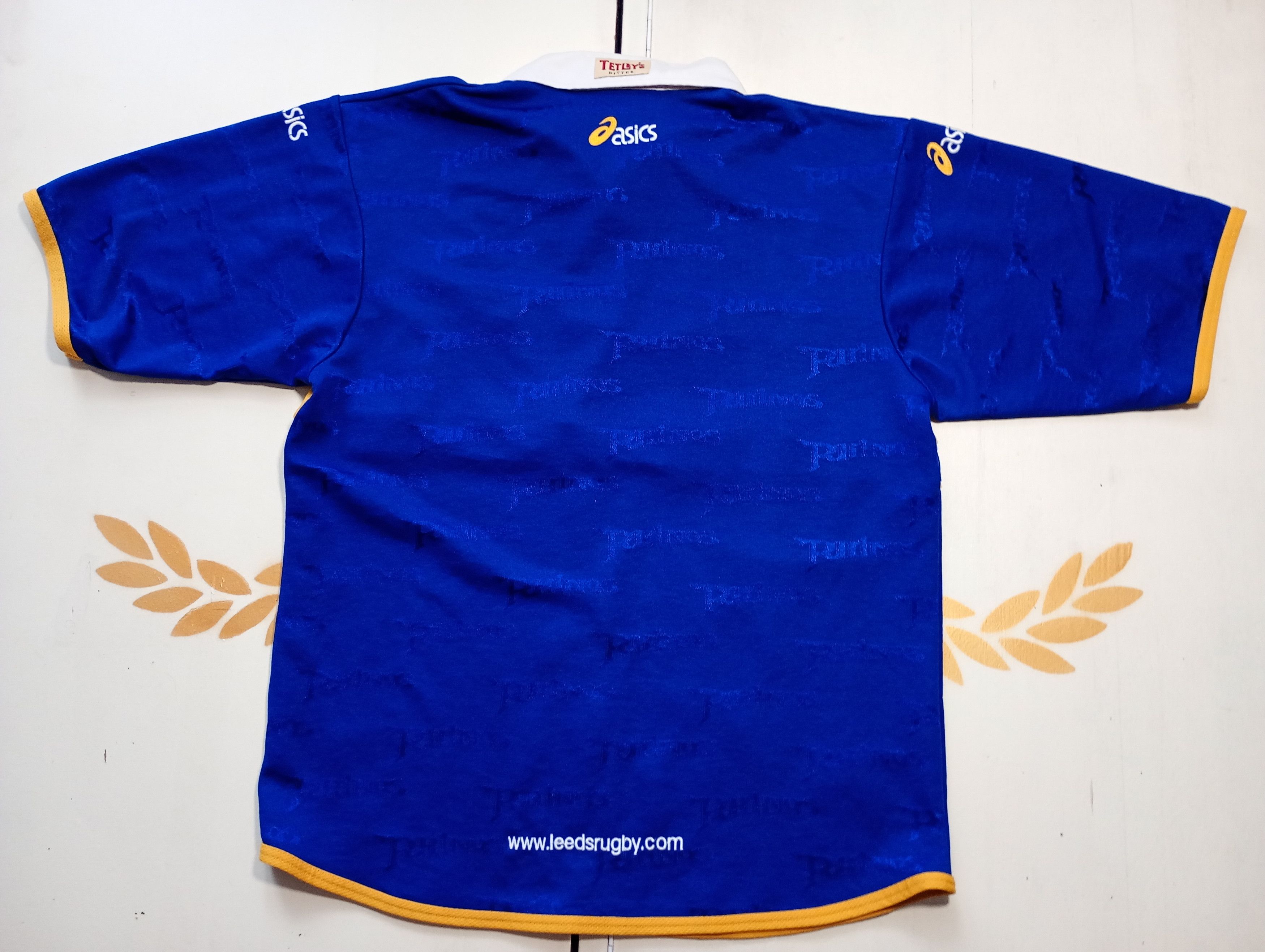 Asics Asiscs Leeds Rhinos Home Rugby Shirt 2000 Size US L / EU 52-54 / 3 - 13 Thumbnail