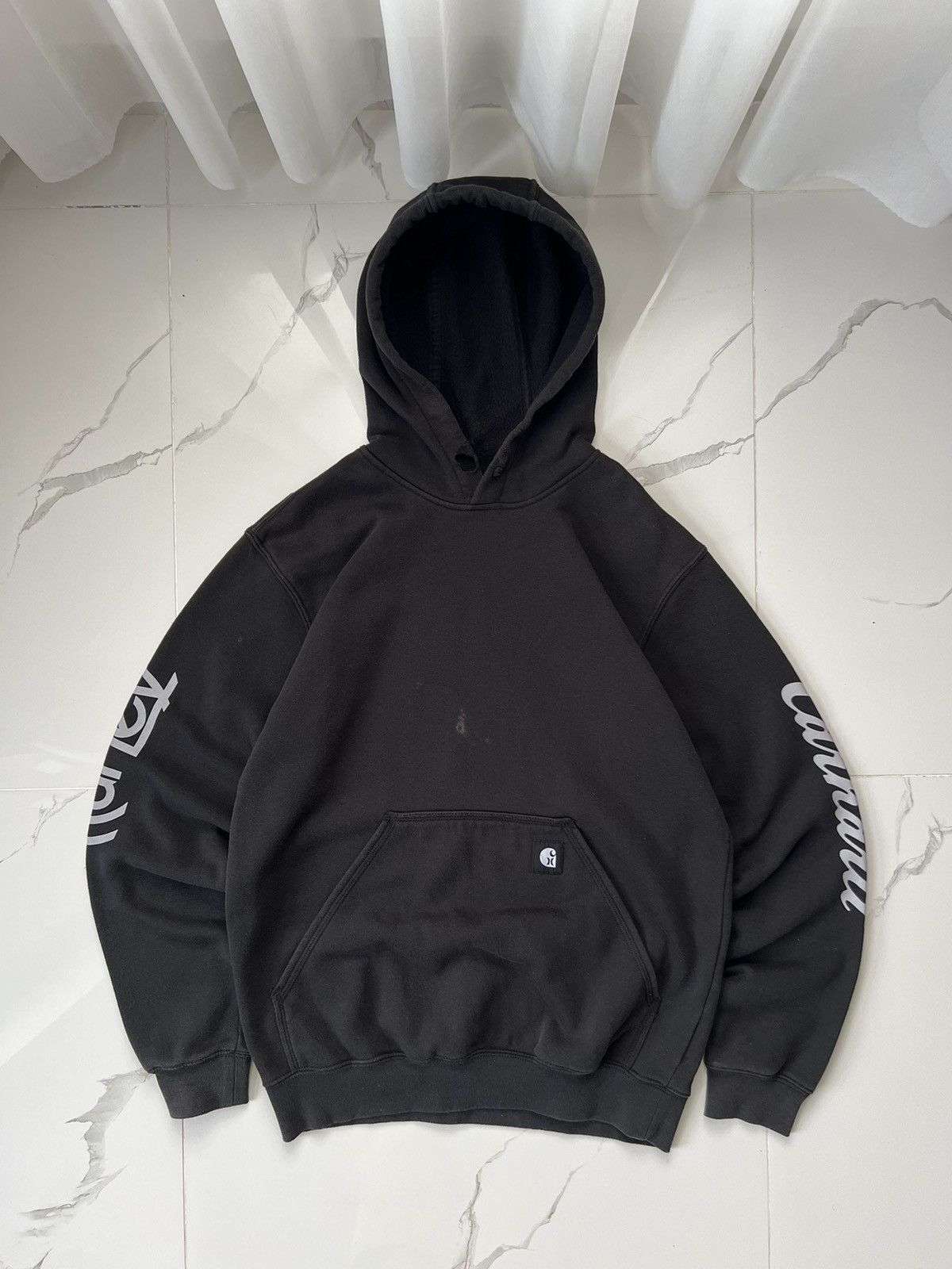 Carhartt × Hurley × Vintage 90's CARHARTT HURLEY SUNFADED DISTRESSED HOODIE Y2K Size US S / EU 44-46 / 1 - 1 Thumbnail