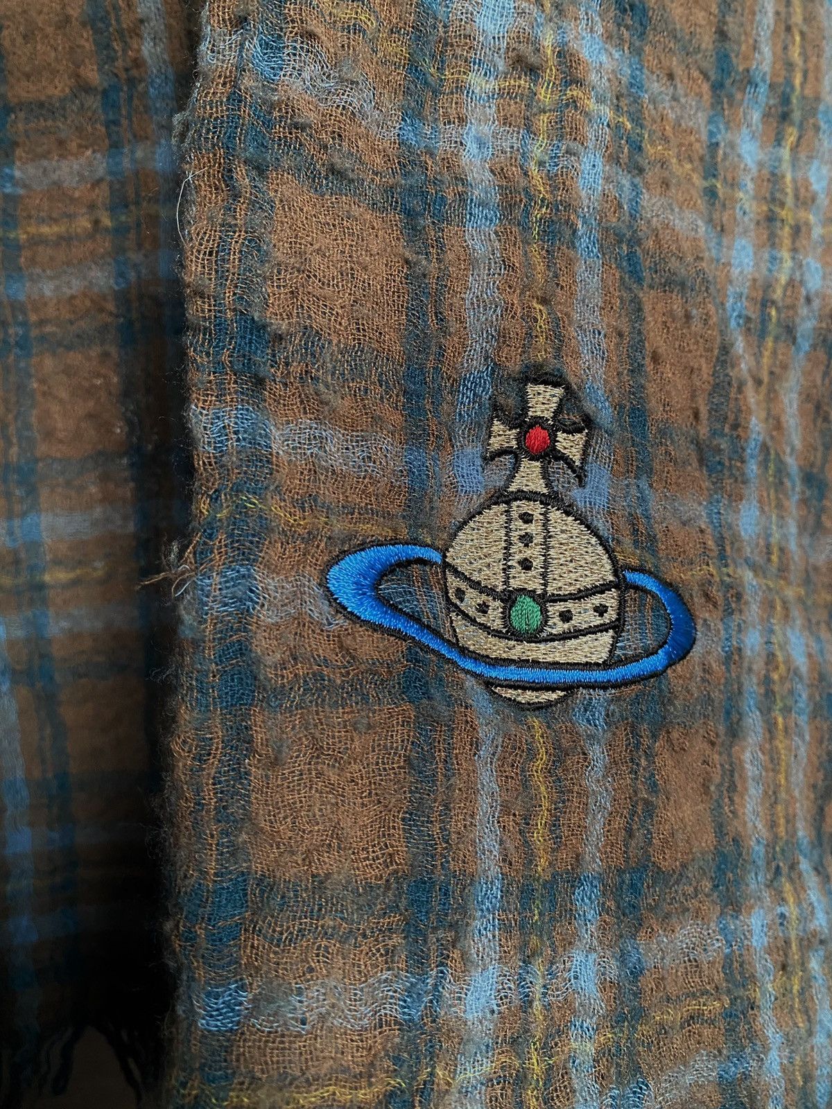 Vivienne Westwood Vivienne Westwood check wool scarf Size ONE SIZE - 3 Thumbnail