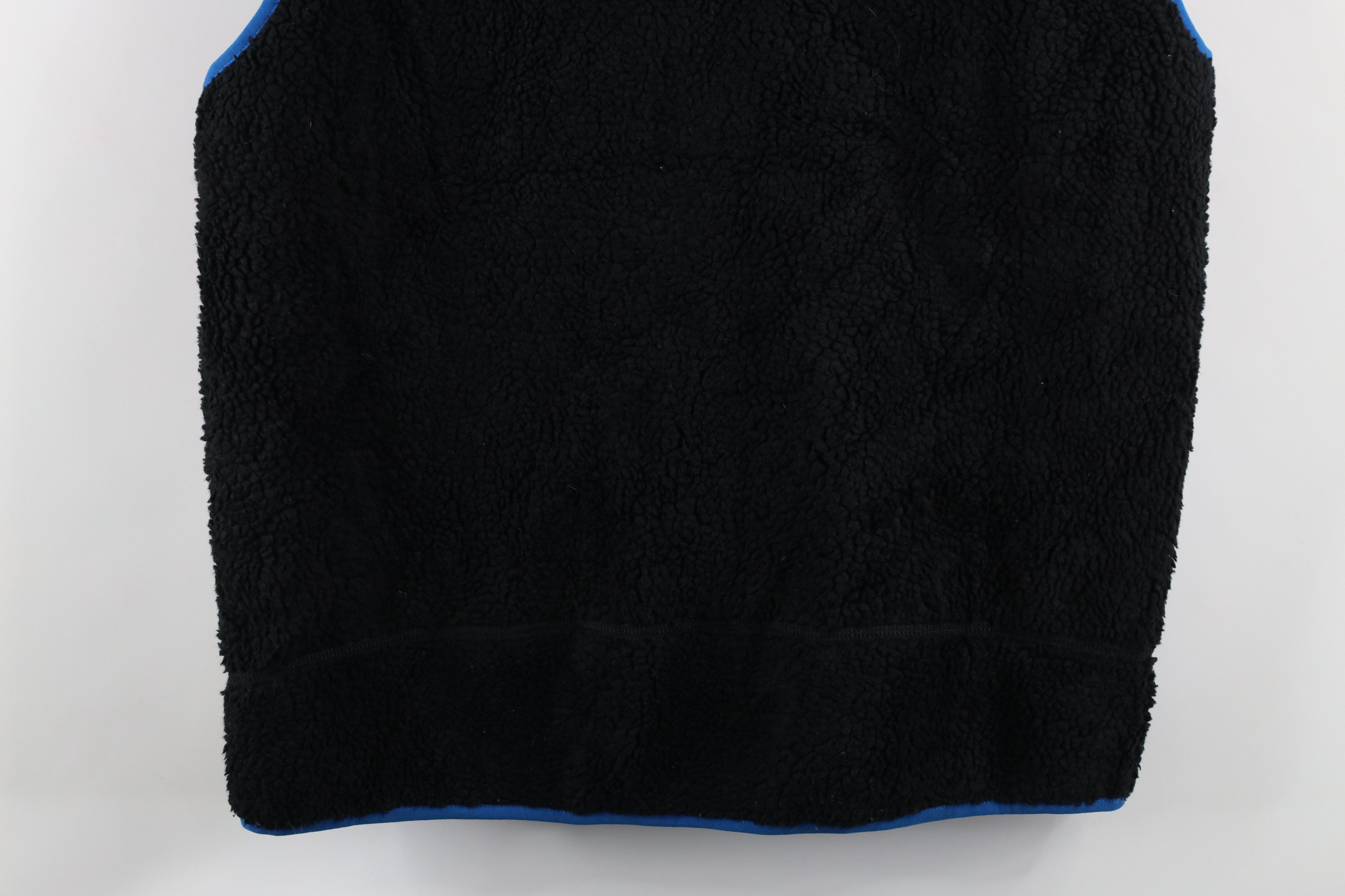 Patagonia × Vintage Patagonia Retro-X Deep Pile Fleece Vest Jacket Black Blue Size US L / EU 52-54 / 3 - 16 Thumbnail