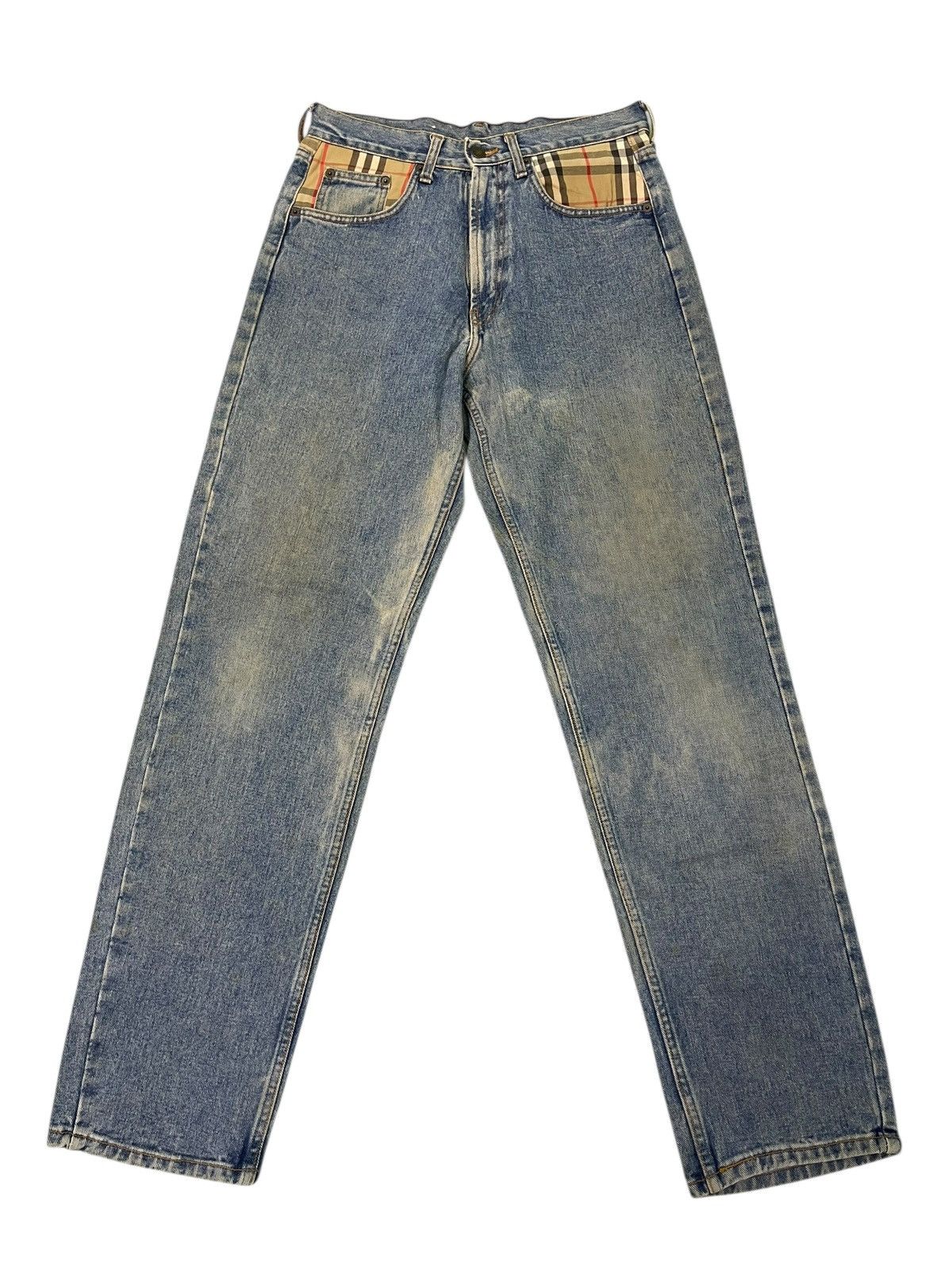 Burberry Vtg Thomas Burberry Tapered Jeans Nova Check 3🟦8 Size US 30 / EU 46 - 8 Thumbnail