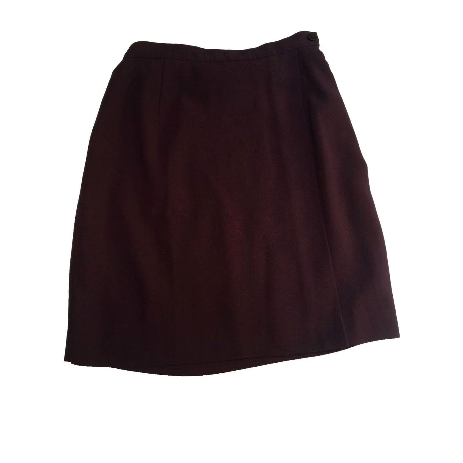 Review Preview Collection Womens 4 Wrap Knit Pencil Skirt Purple Lined Size 27" / US 4 / IT 40 - 2 Thumbnail