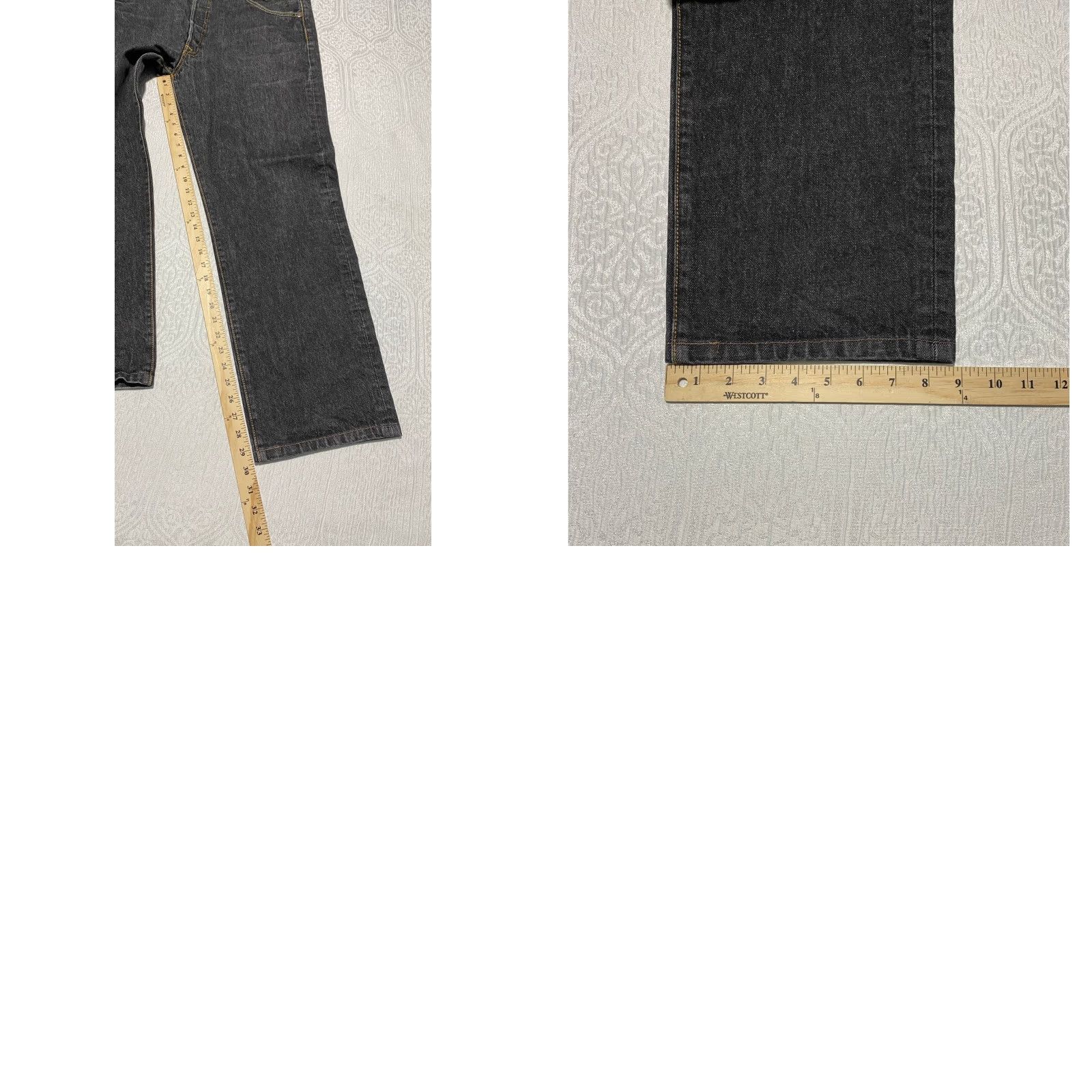 Levi's VINTAGE Levi's 501 Original Fit Black Denim Jeans Button Fly Men 38x30 Size US 38 / EU 54 - 8 Thumbnail