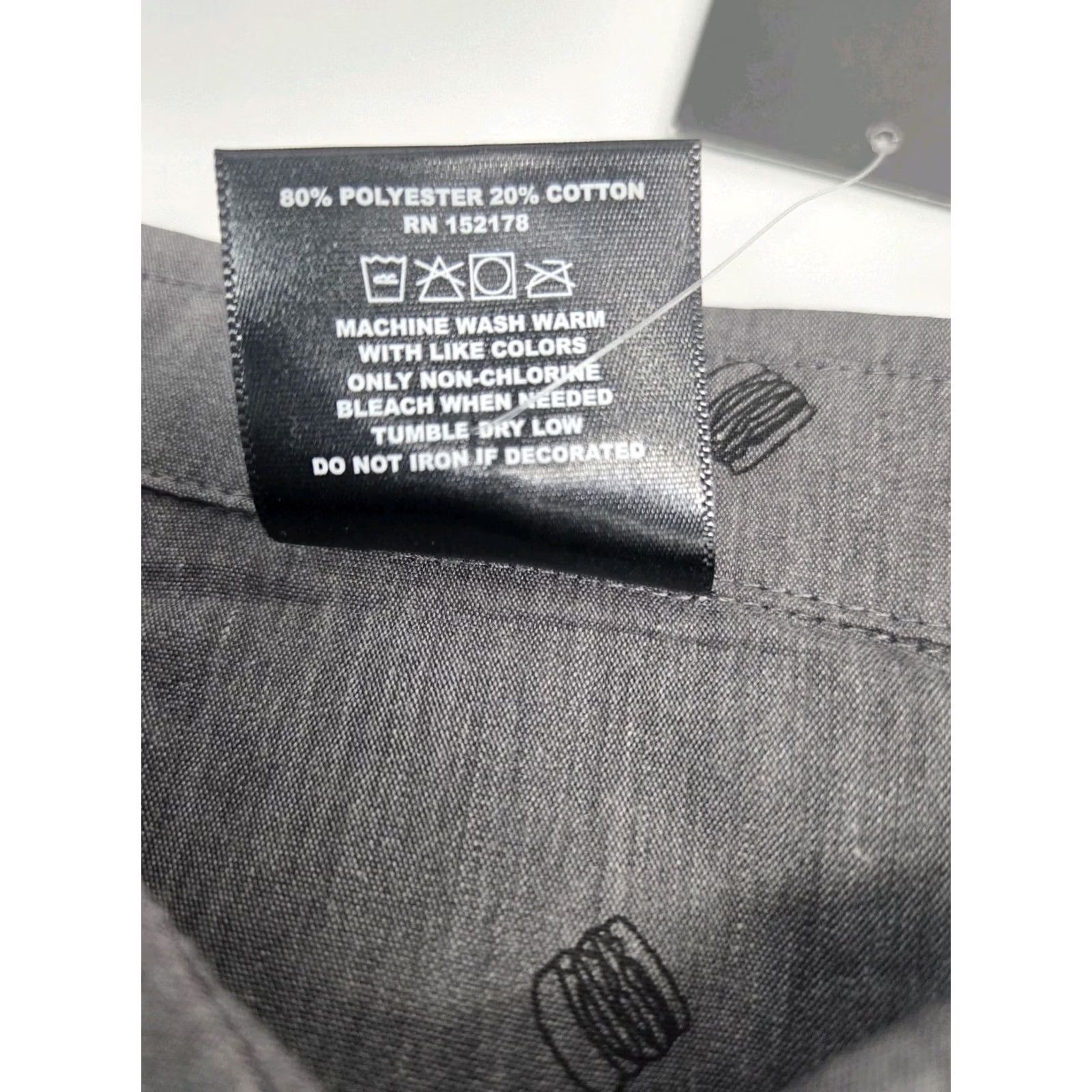Doublet Shirt Mens L Grey NWT Out Double Short Sleeve Button Size US L / EU 52-54 / 3 - 8 Thumbnail
