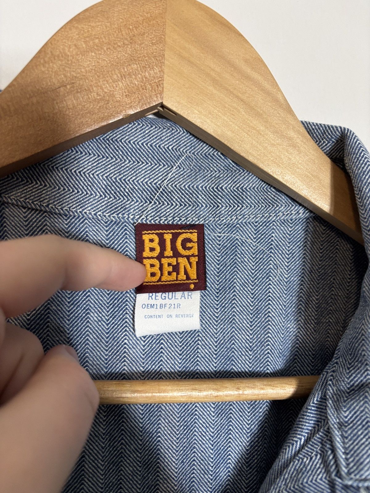 Vintage Vintage Big Ben Workwear Mechanic Coveralls Striped 46 Size US 38 / EU 54 - 2 Thumbnail