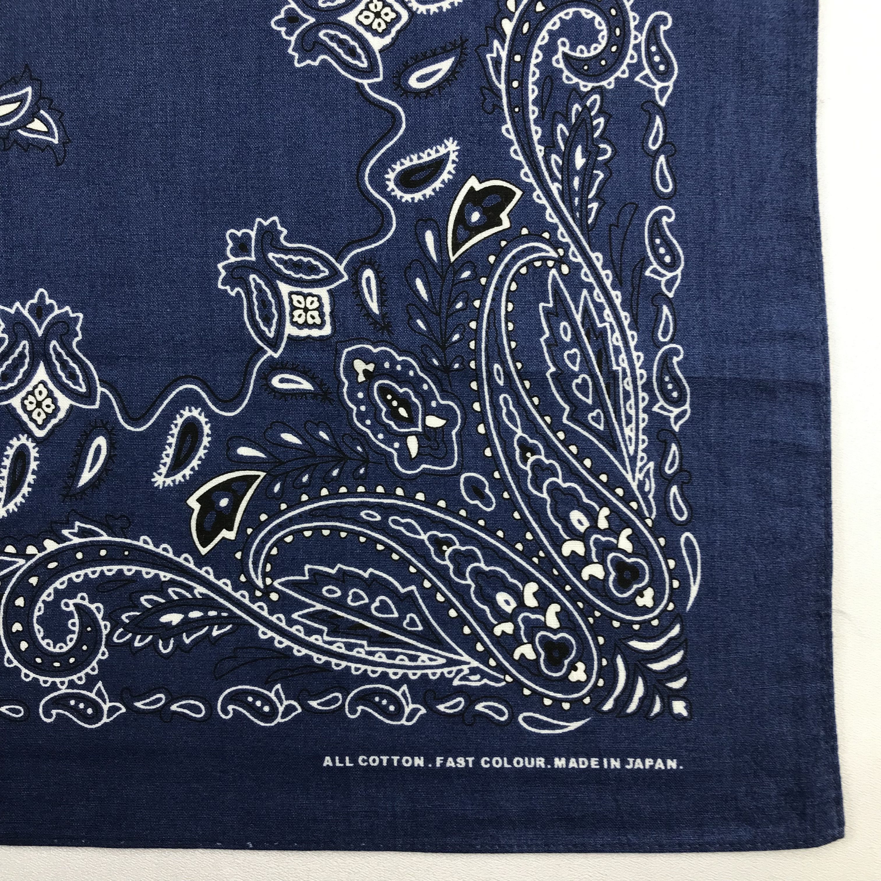 Japanese Brand Japanese Paislee Handkerchief / Bandana / Neckerchief C726 Size ONE SIZE - 5 Thumbnail