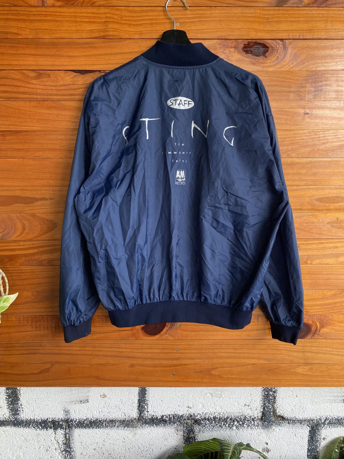 Band Tees Vintage STING Ten Summoner’s Tales Staff Jacket A&M Records Size US L / EU 52-54 / 3 - 8 Thumbnail