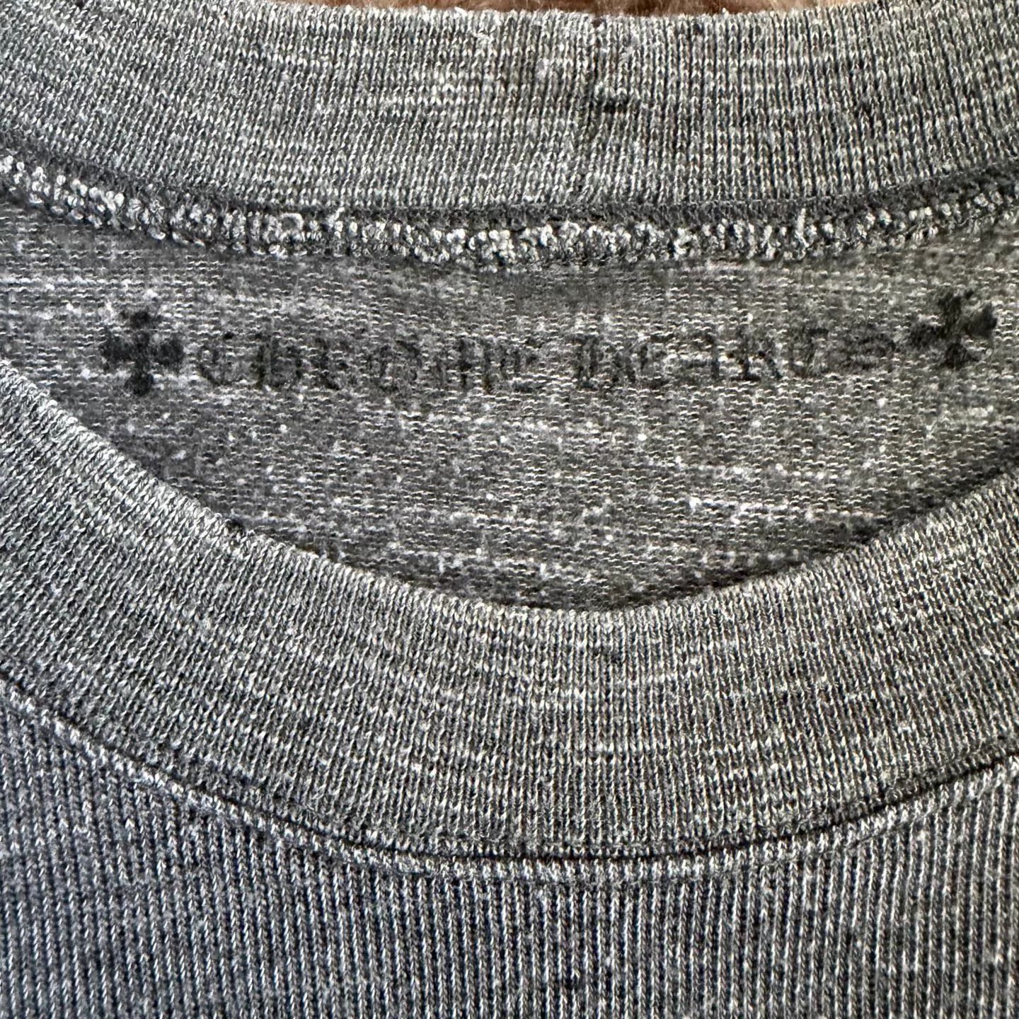Chrome Hearts Chrome Hearts Gray Sanskrit Sketch Oversized Cross Crew M Size US M / EU 48-50 / 2 - 3 Thumbnail