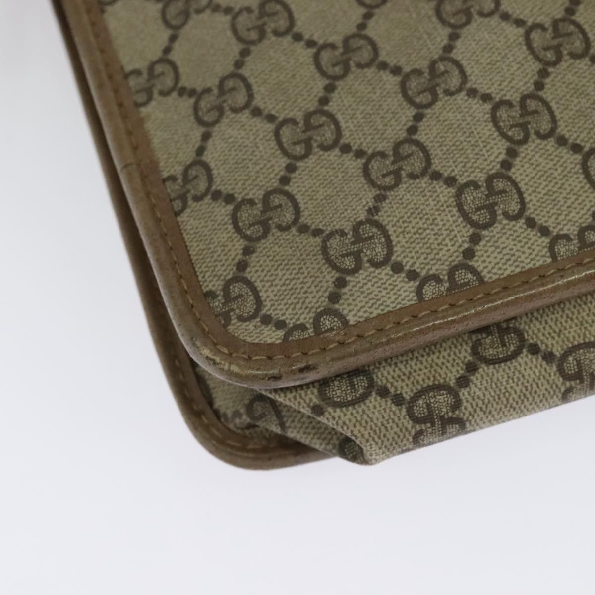 Gucci GUCCI GG Supreme Hand Bag Pvc Vintage Beige Gold Size ONE SIZE - 12 Thumbnail