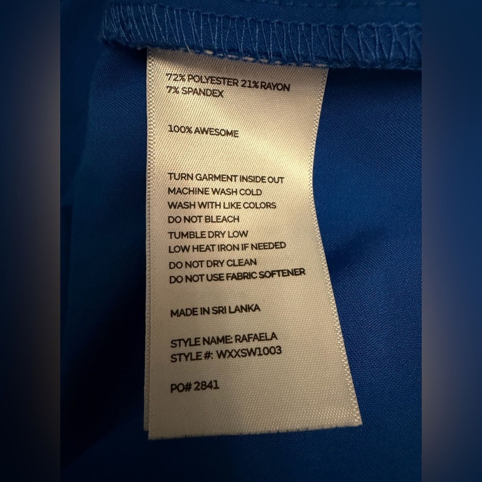 Other Figs Blue Oversized Technical Top Size M / US 6-8 / IT 42-44 - 4 Thumbnail