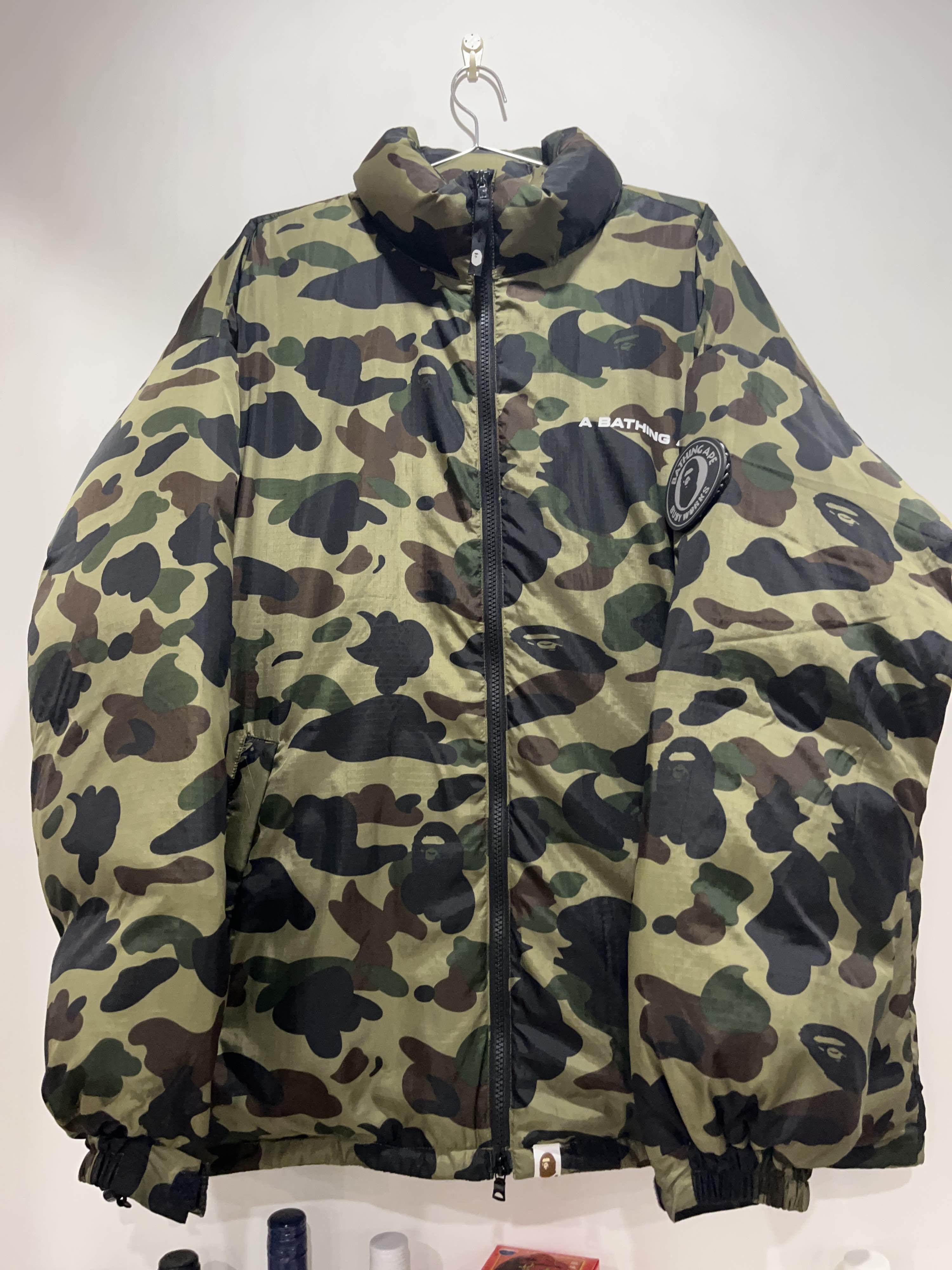 Bape A Bathing Ape Camo Down Jacket Size L Size US L / EU 52-54 / 3 - 1 Thumbnail