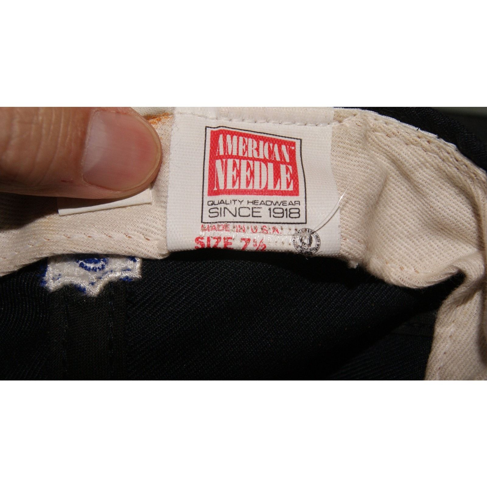 American Needle VTG Chicago Bears American Needle Fitted 71/2 Hat Cap USA Size ONE SIZE - 10 Thumbnail