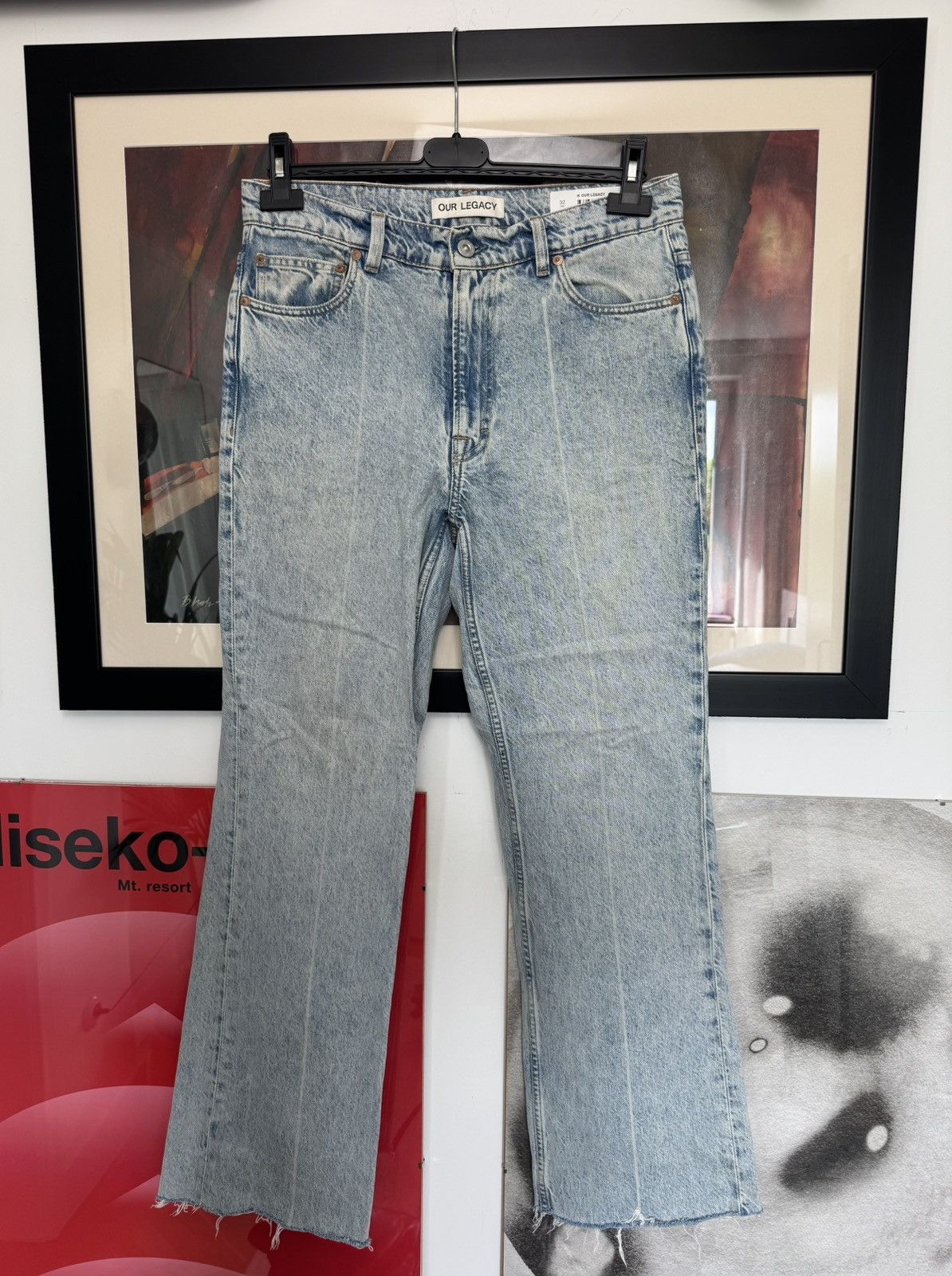 Our Legacy Our Legacy 70s Cut Bleach Denim Pant Jeans Designer OL Rare Size US 32 / EU 48 - 1 Thumbnail