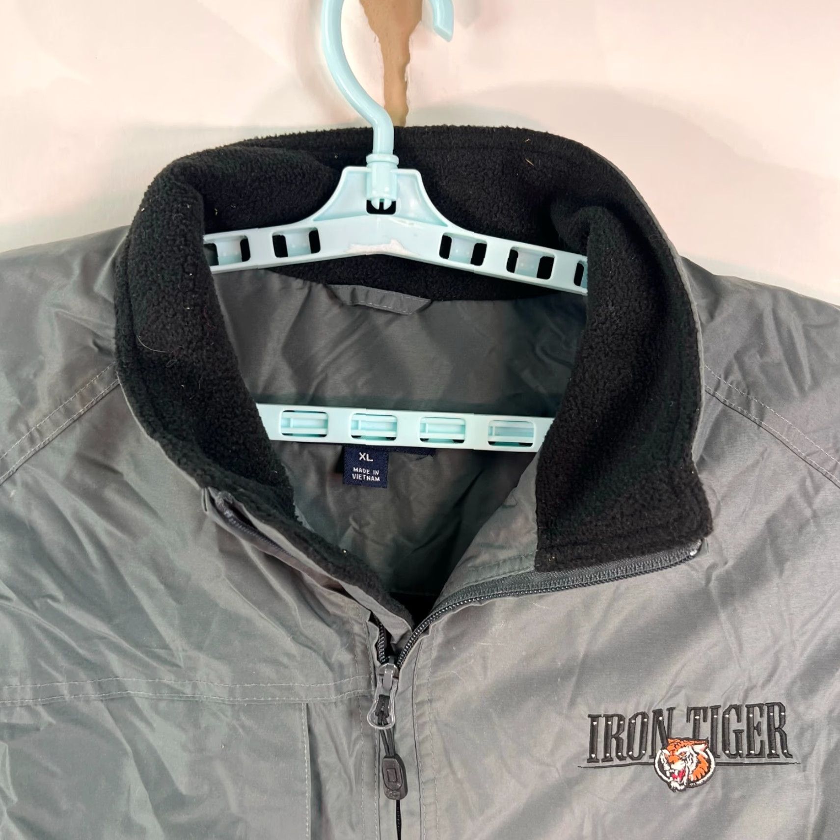 Port Authority Port Authority Iron Tiger Fleece Lined Jacket Gray XL Pockets Nylon Zip Men Regular Jacket Size US XL / EU 56 / 4 - 3 Thumbnail