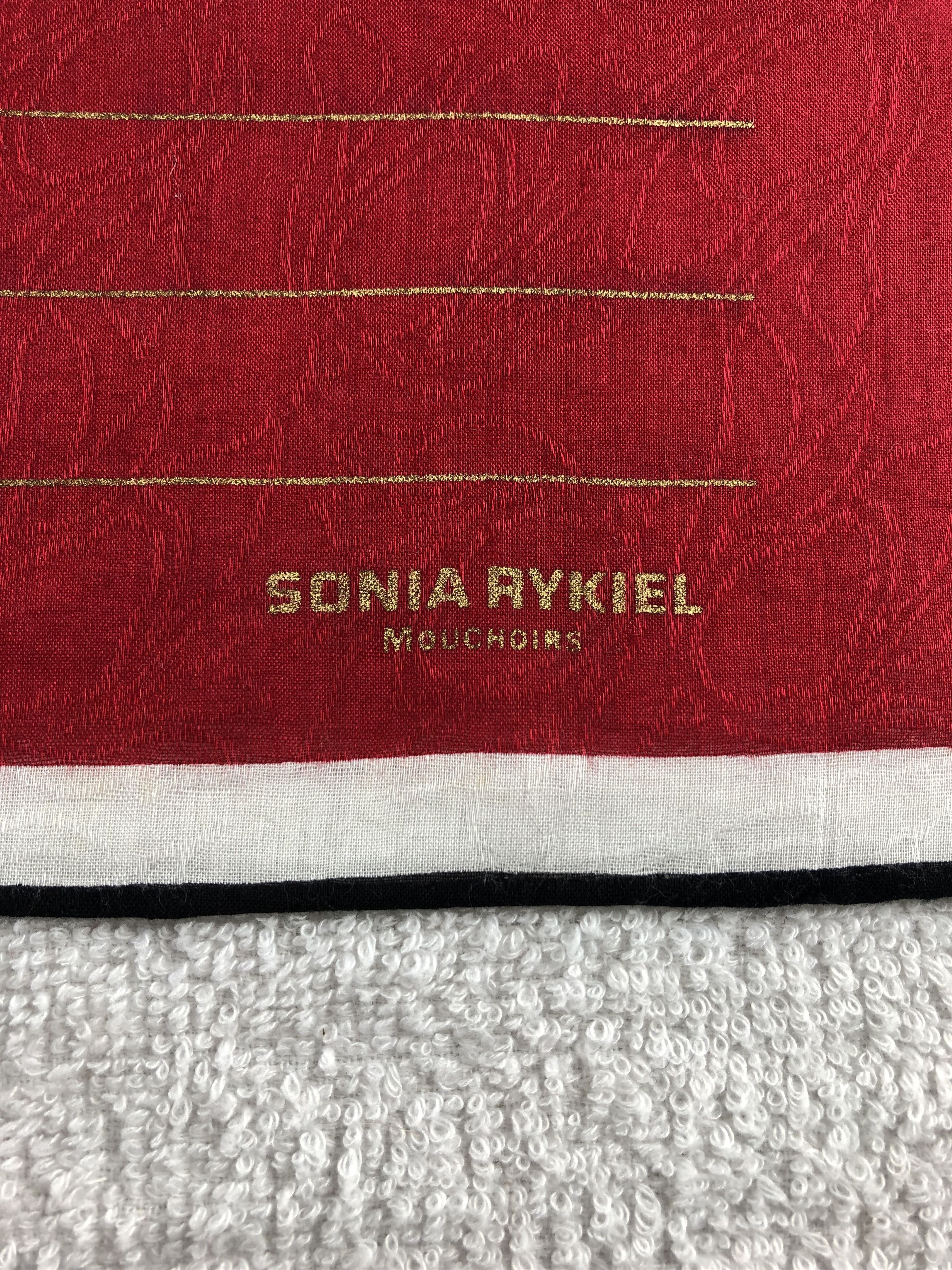 Sonia Rykiel × Vintage Sonia Rykiel Handkerchief / Bandana / Neckerchief Size ONE SIZE - 5 Thumbnail