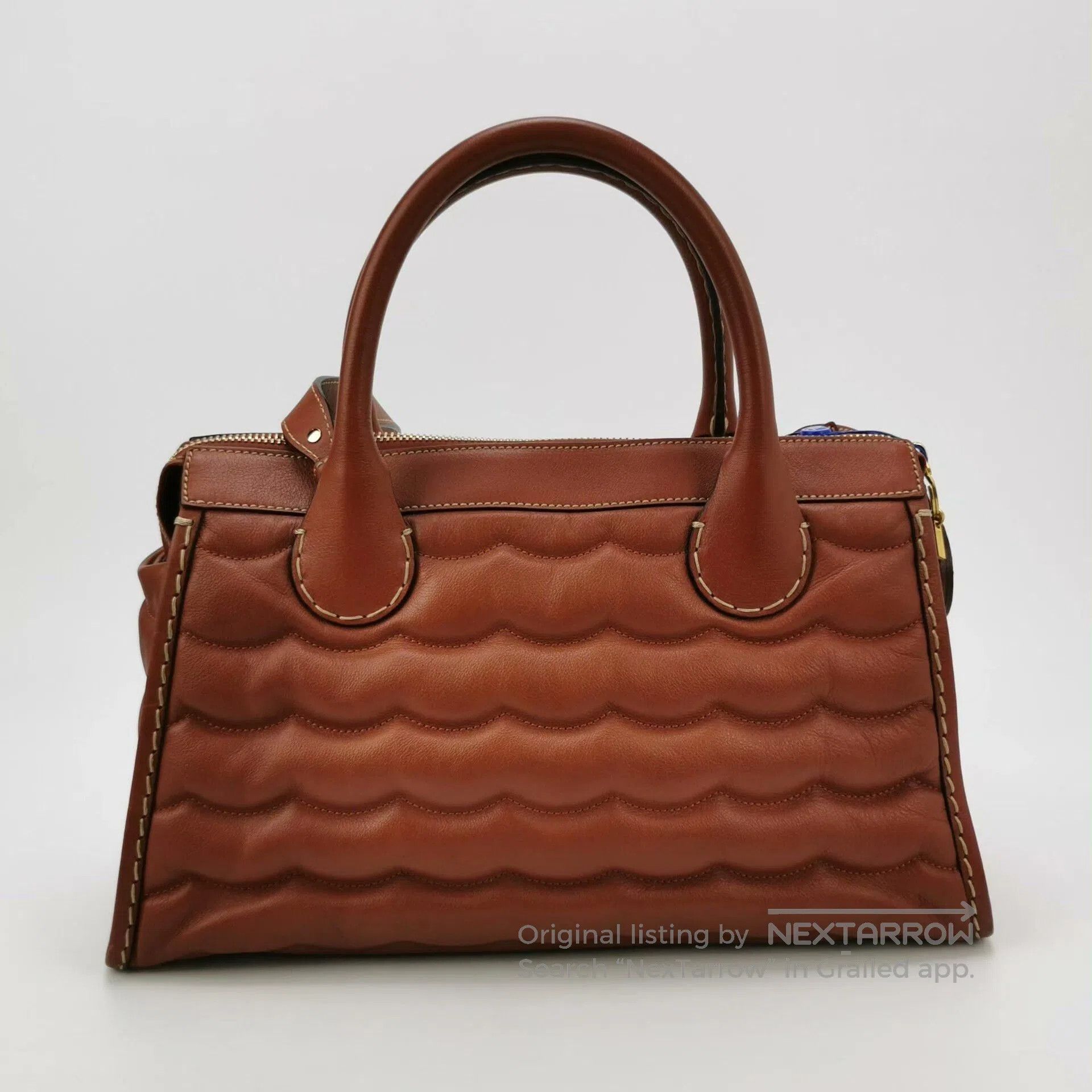 Chloe Chloe Brown Leather Handbag. Size ONE SIZE - 4 Thumbnail