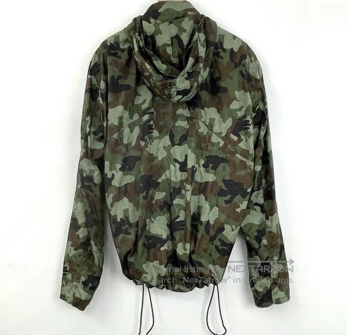 Louis Vuitton Green Camouflage Hooded Light Jacket Size L. Size US L / EU 52-54 / 3 - 2 Thumbnail
