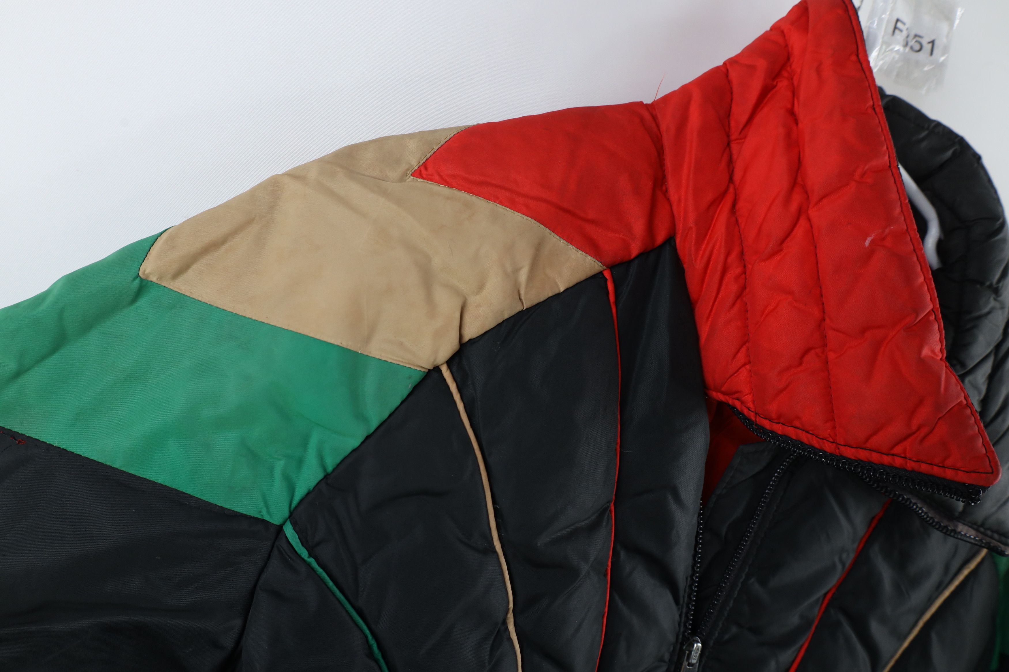 Vintage Vintage 60s 70s Streetwear Striped Duck Down Puffer Jacket Size M / US 6-8 / IT 42-44 - 6 Thumbnail