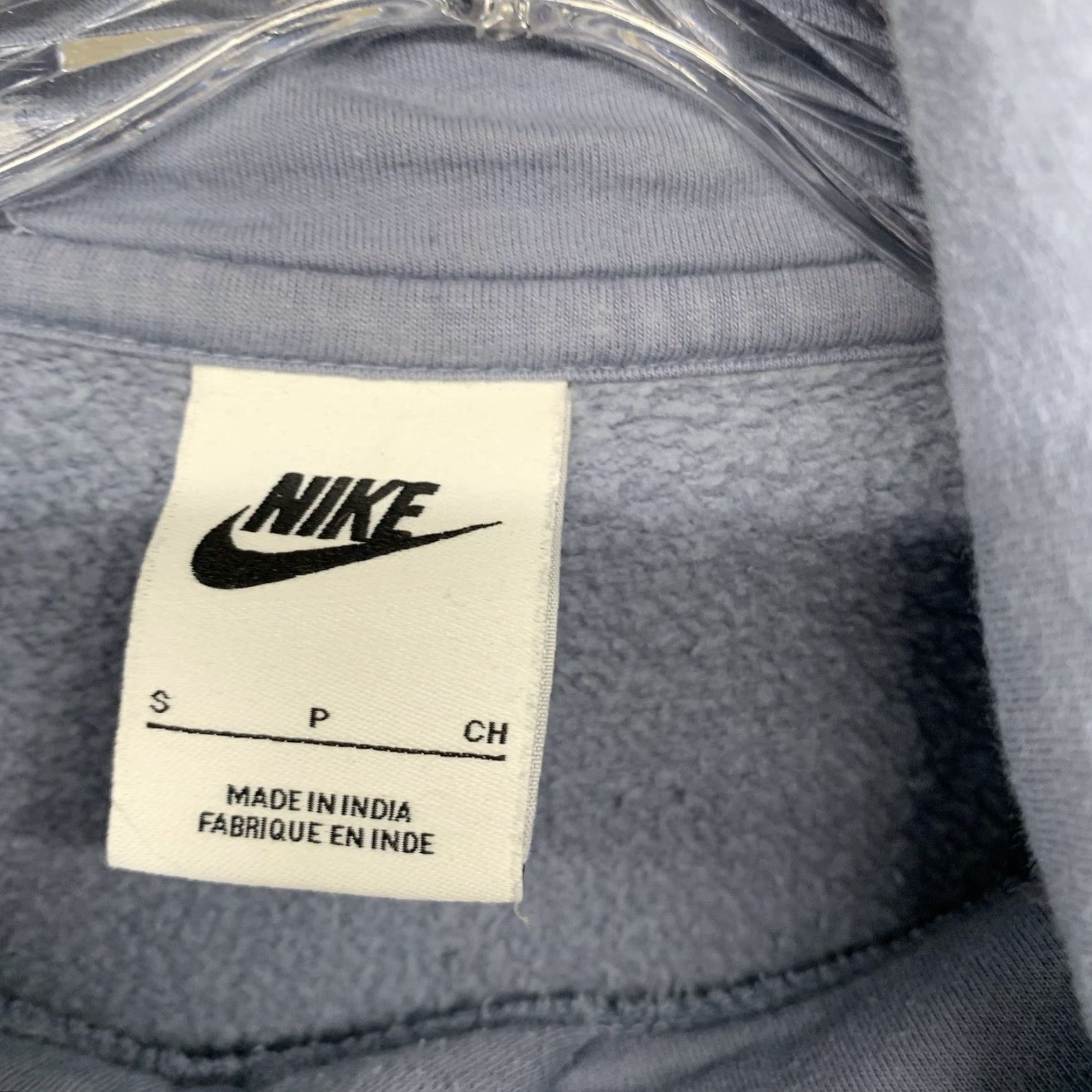 Nike Nike Hoodie Mens Small Light Blue Embroidered Swoosh Graphic Print 90s Sportswear Pullover Hooded Sweatshirt Size US S / EU 44-46 / 1 - 6 Thumbnail