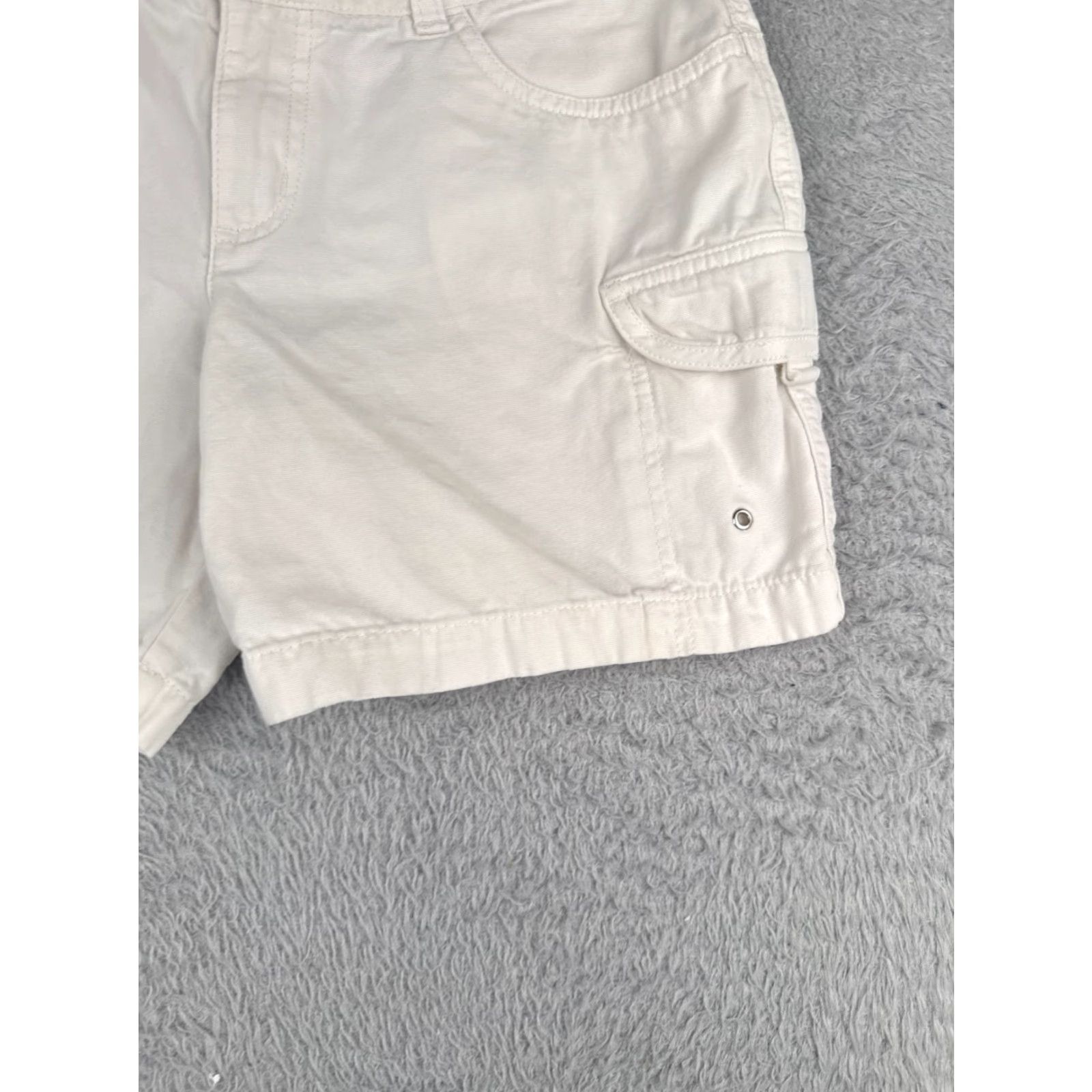 The North Face The North Face Womens Shorts Cargo 28 White 100% Cotton Activewear Casual Travel Workwear Regular Size 26" / US 2 / IT 38 - 2 Thumbnail