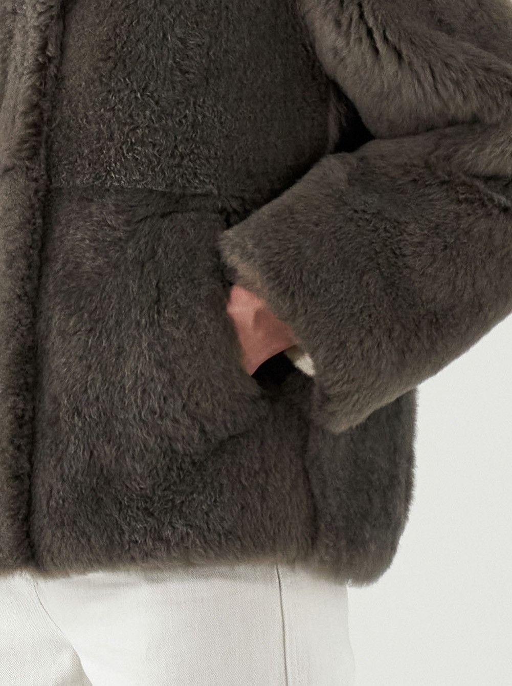Loro Piana o1srvl11e0824 Quinn Reversible Jacket in Brown/Grey Size XL / US 12-14 / IT 48-50 - 2 Thumbnail