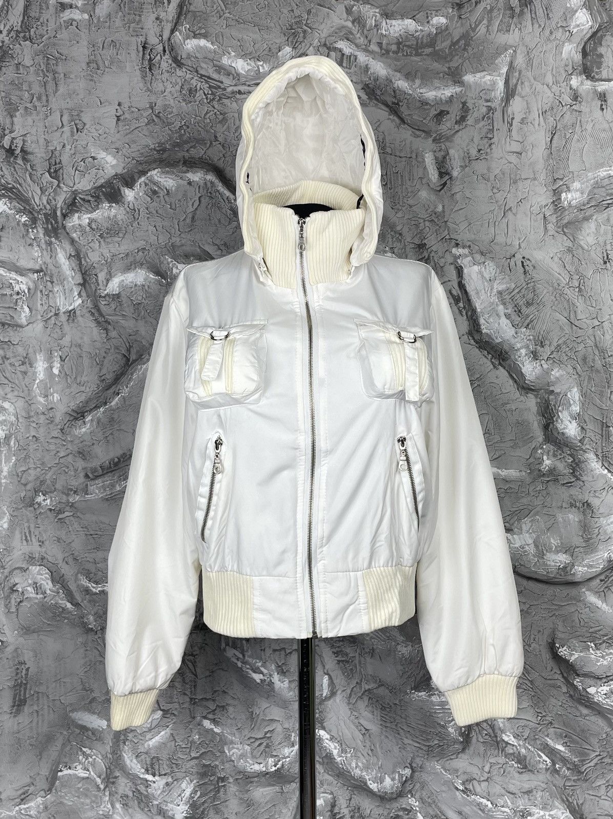 Hysteric Glamour × Le Grande Bleu (L.G.B.) Japanese Bomber With Voluminous Pockets LGB Y2K Style Size US M / EU 48-50 / 2 - 2 Thumbnail