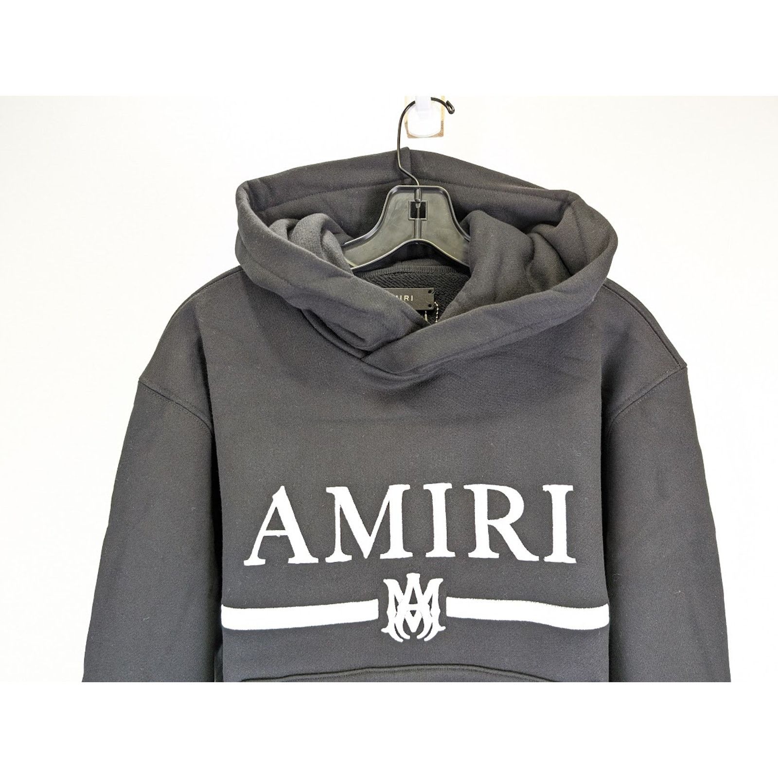 Amiri o1rshd1 MA Bar Embroidery Hoodie in Black XXL Size US XXL / EU 58 / 5 - 5 Thumbnail