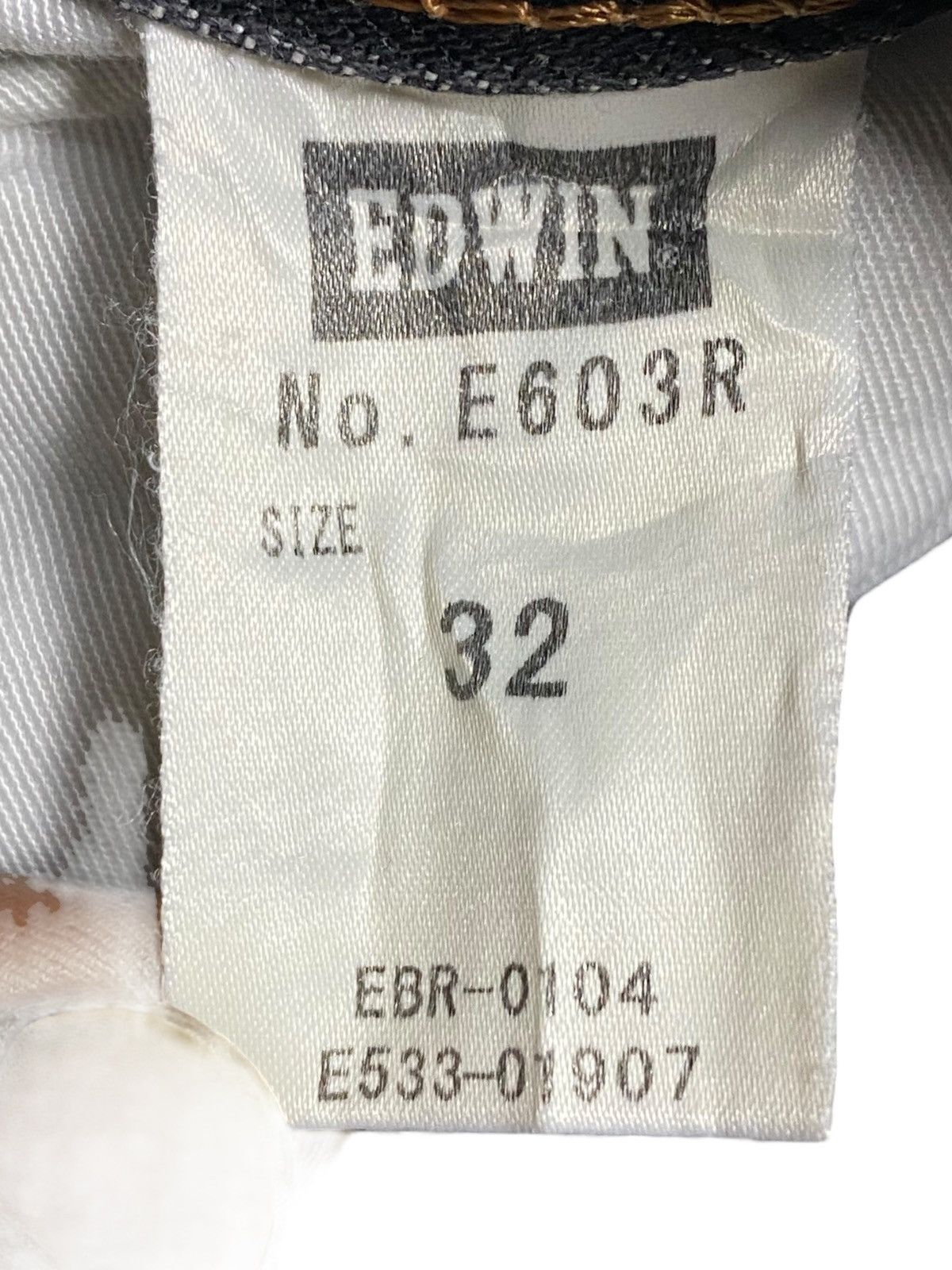 Edwin Vintage Edwin Japan Denim Tears Distressed Loose Slim Jeans Size US 32 / EU 48 - 18 Thumbnail