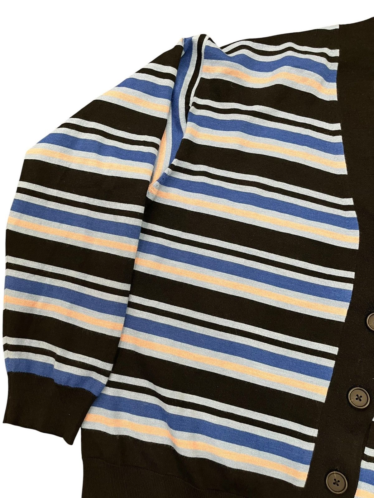 Marni Marni x Uniqlo Blue Striped Cardigan Size US M / EU 48-50 / 2 - 2 Thumbnail