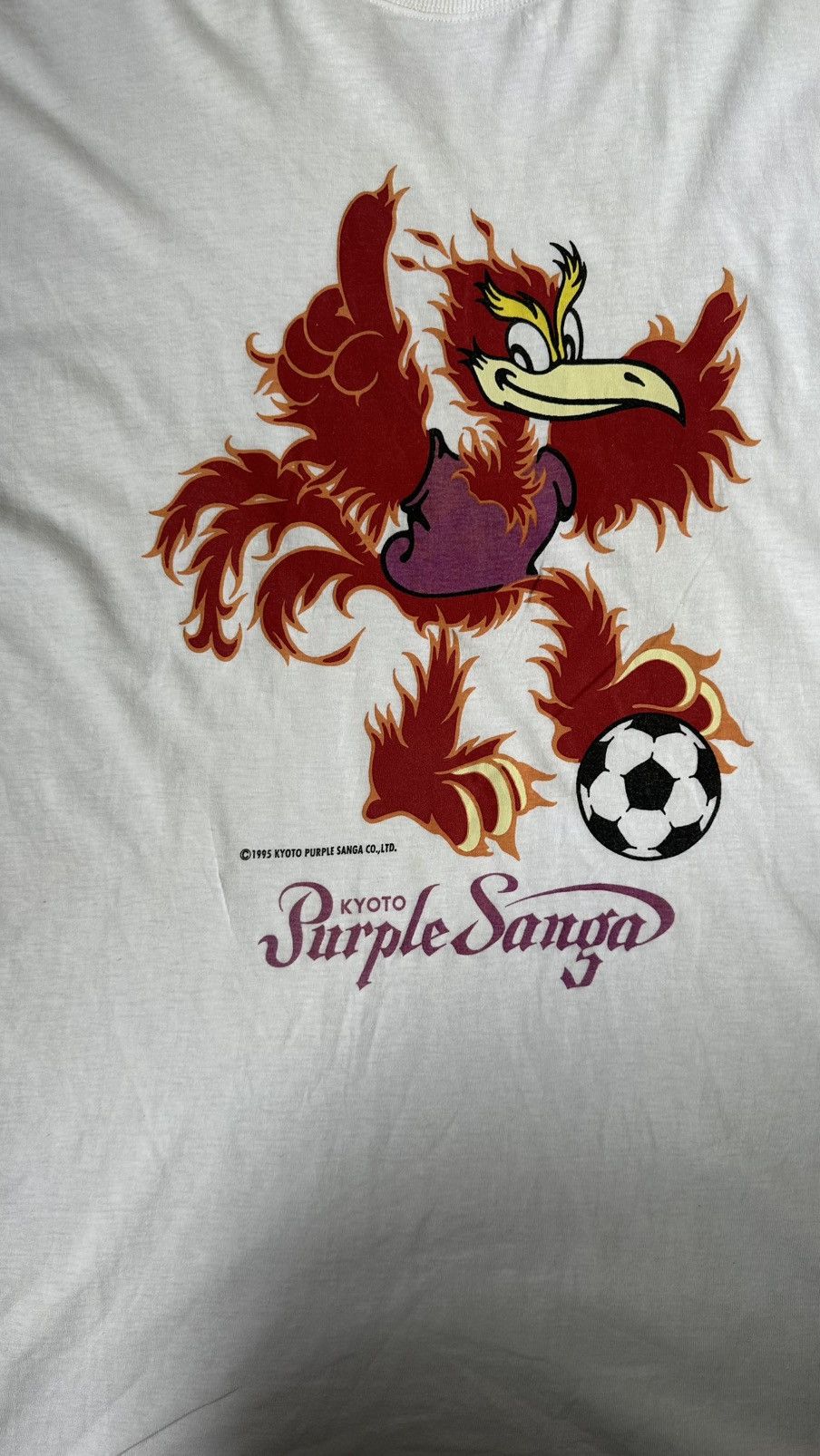 Japanese Brand VINTAGE 1995 KYOTO PURPLE SANGA J LEAGUE TEE Size US M / EU 48-50 / 2 - 2 Thumbnail