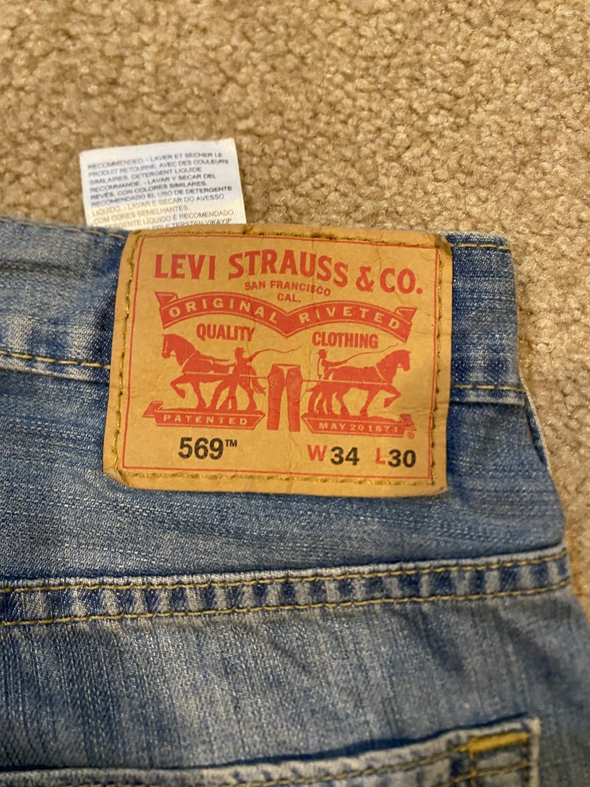 Levi's Vintage Clothing 569 Vintage Levi Jeans Size US 34 / EU 50 - 3 Thumbnail