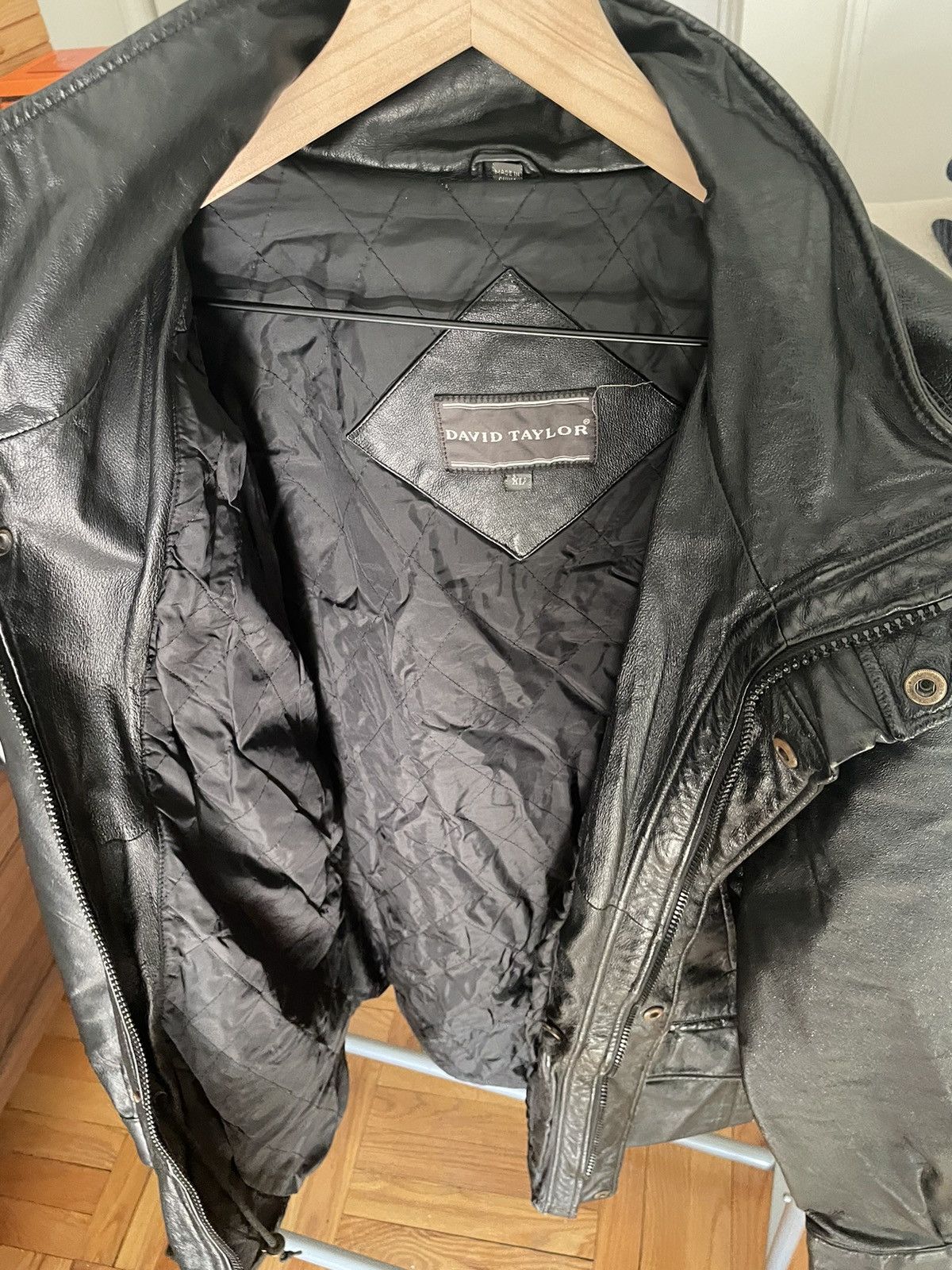 David Taylor David taylor overcoat syle leather jacket Size US XL / EU 56 / 4 - 3 Thumbnail