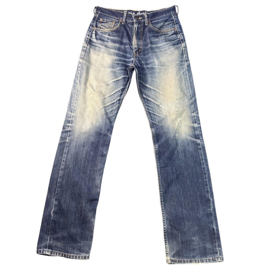 Engineered Garments × Levi's Vintage y2k Levis 524 Distressed Aging Faded Denim W31 Size US 31 - 1 Thumbnail