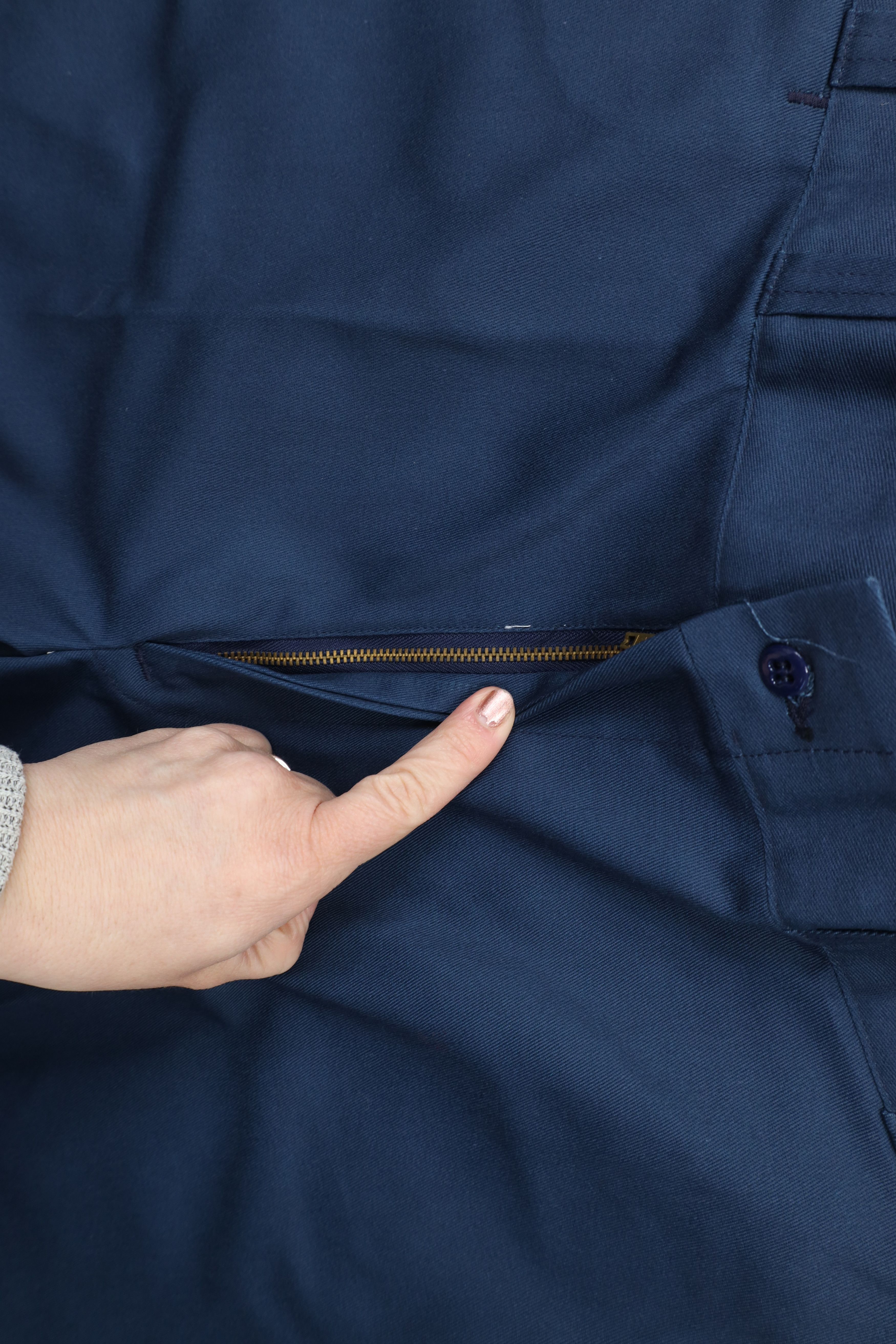 Vintage Deadstock Vintage 90s Big Mac Rugged Twill Work Pants Blue Size US 42 / EU 58 - 5 Thumbnail