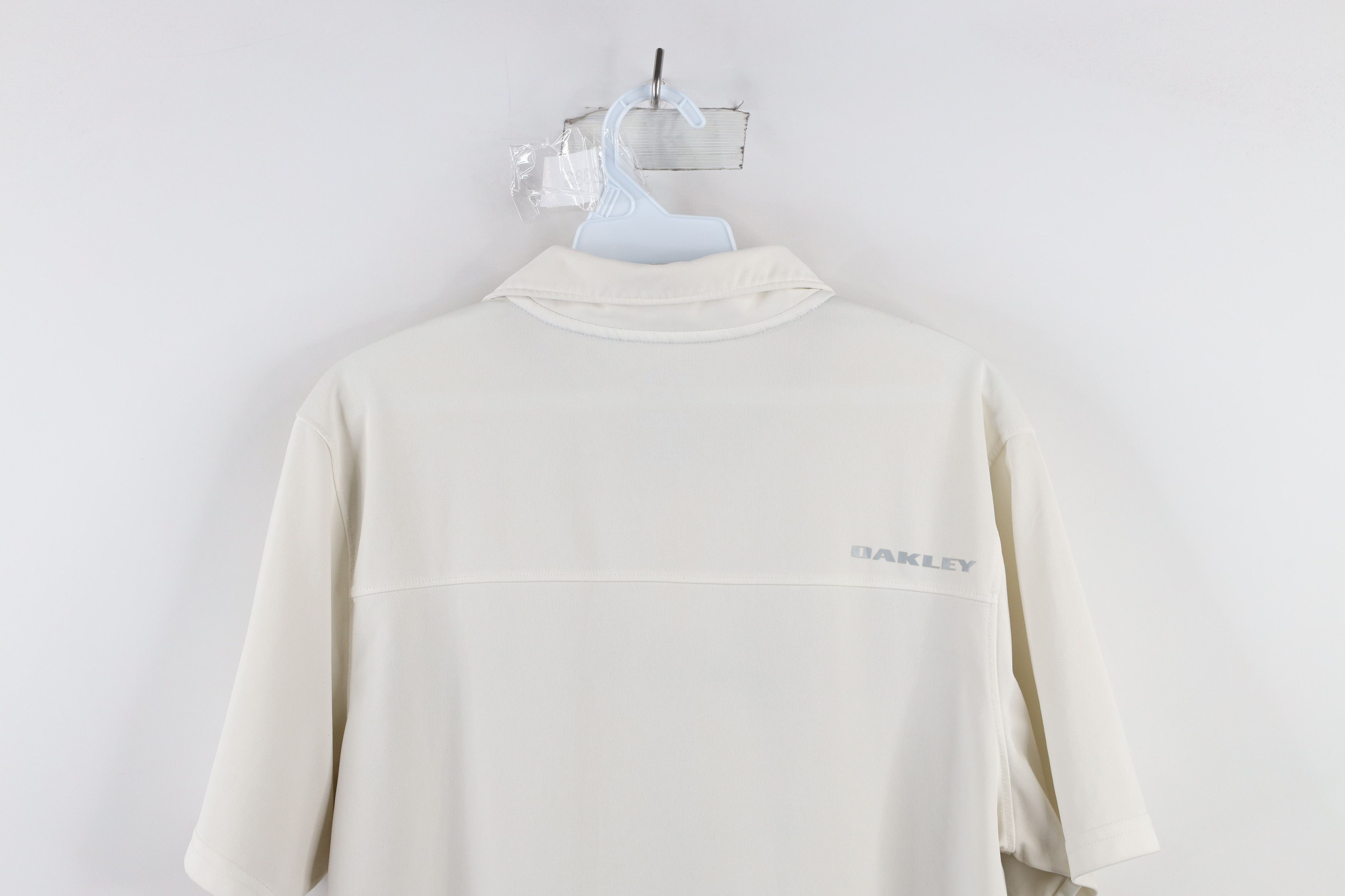 Oakley × Vintage Oakley Fit Spell Out O Logo Striped Collared Golf Polo Shirt Size US S / EU 44-46 / 1 - 12 Thumbnail