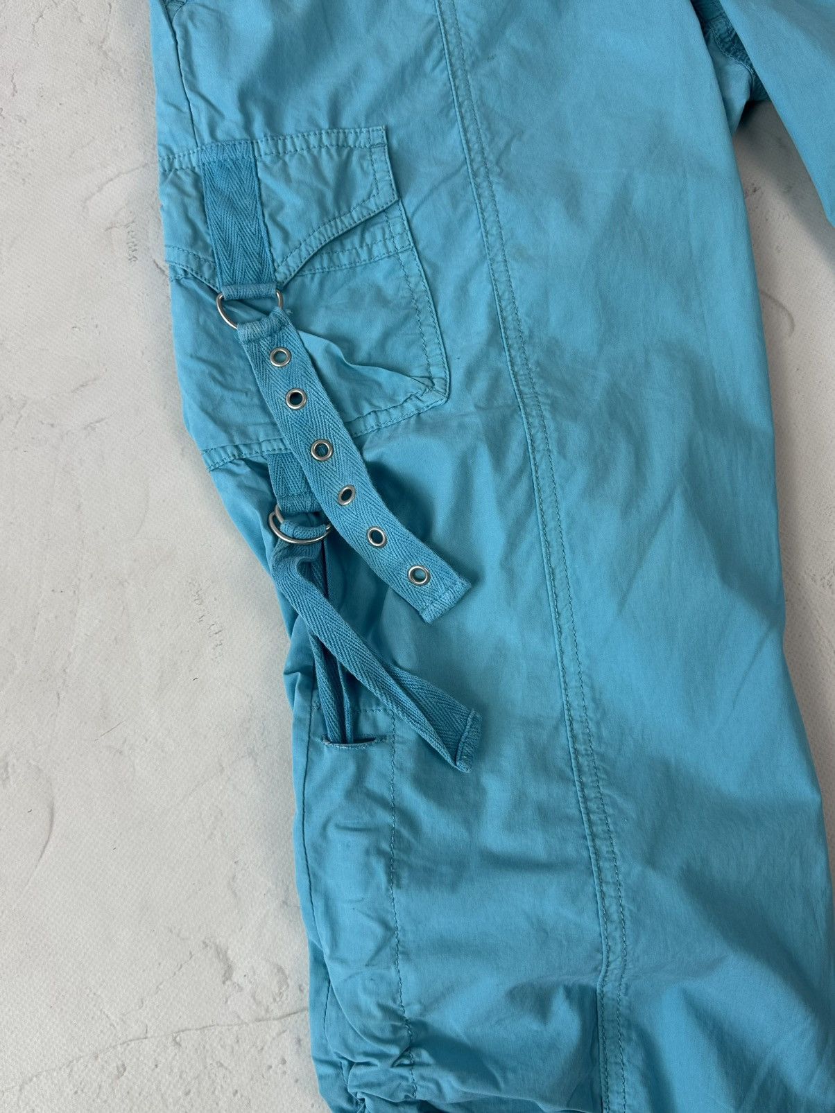 Beauty Beast × If Six Was Nine × Vintage Vintage Bondage Cargo Blue Breeches Size 26" / US 2 / IT 38 - 5 Thumbnail
