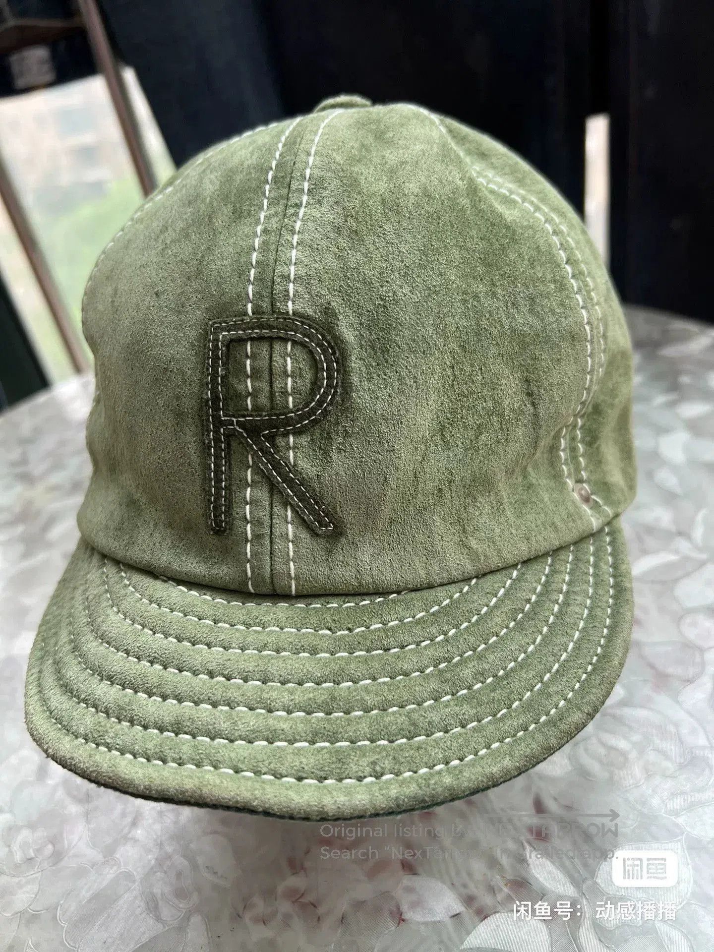 Vintage Decho Japanese Leather Baseball Cap. Size ONE SIZE - 2 Thumbnail