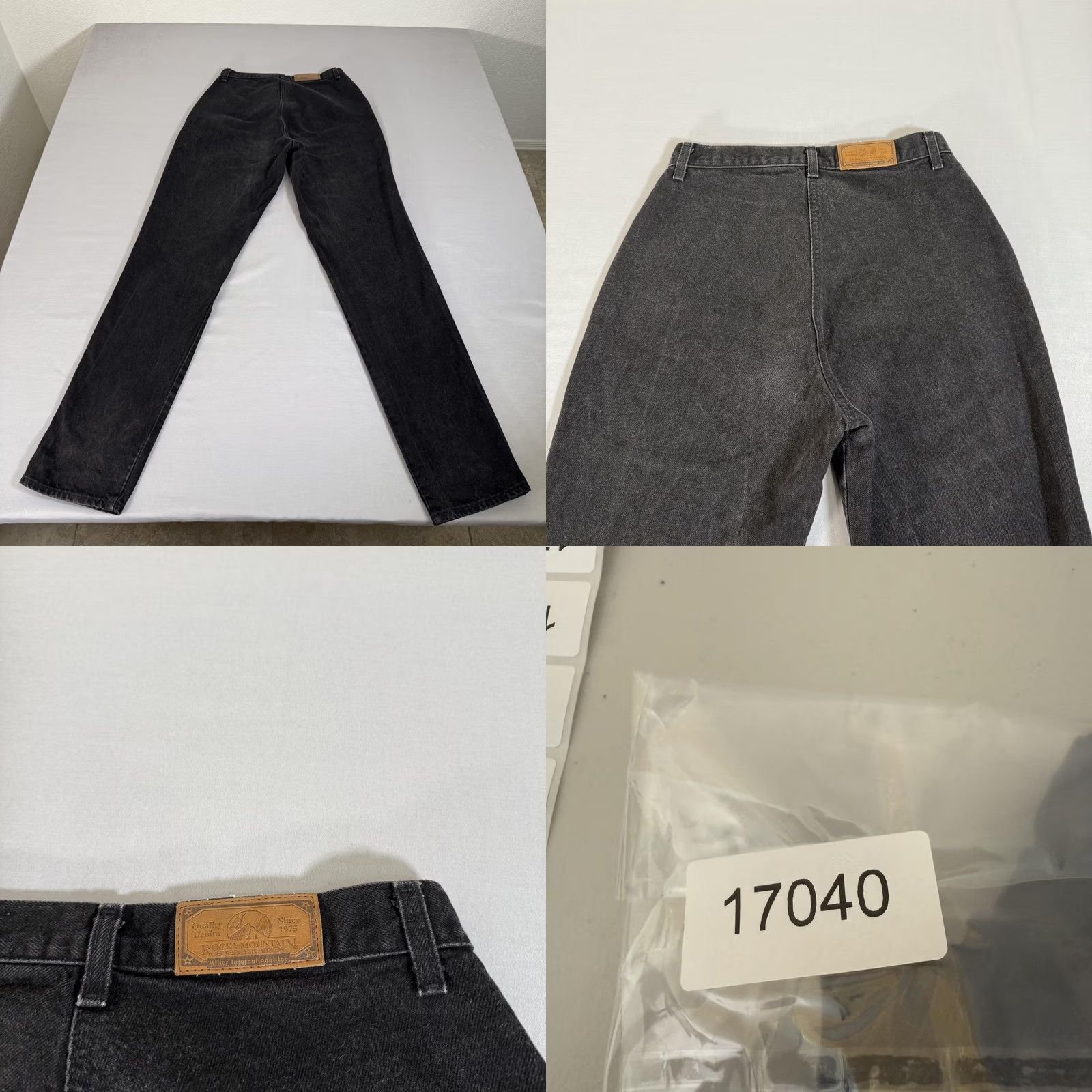Vintage VINTAGE Rocky Mountain Jeans Womens Black Bare Back Slim Fit Denim Pants Western 90s Size 32" / US 10 / IT 46 - 9 Thumbnail