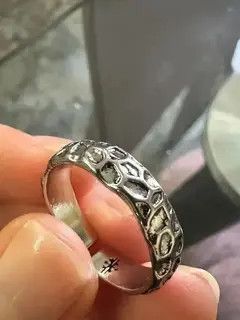 Other Irregular Twist Oval Wide Adjustable Ring Size ONE SIZE - 7 Thumbnail