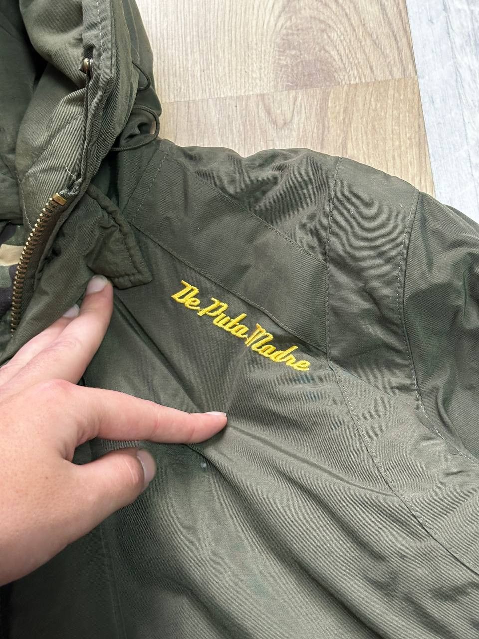 Vintage VINTAGE DE PUTA MADRE Military Bomber Y2K Avant GARDE Size US L / EU 52-54 / 3 - 6 Thumbnail
